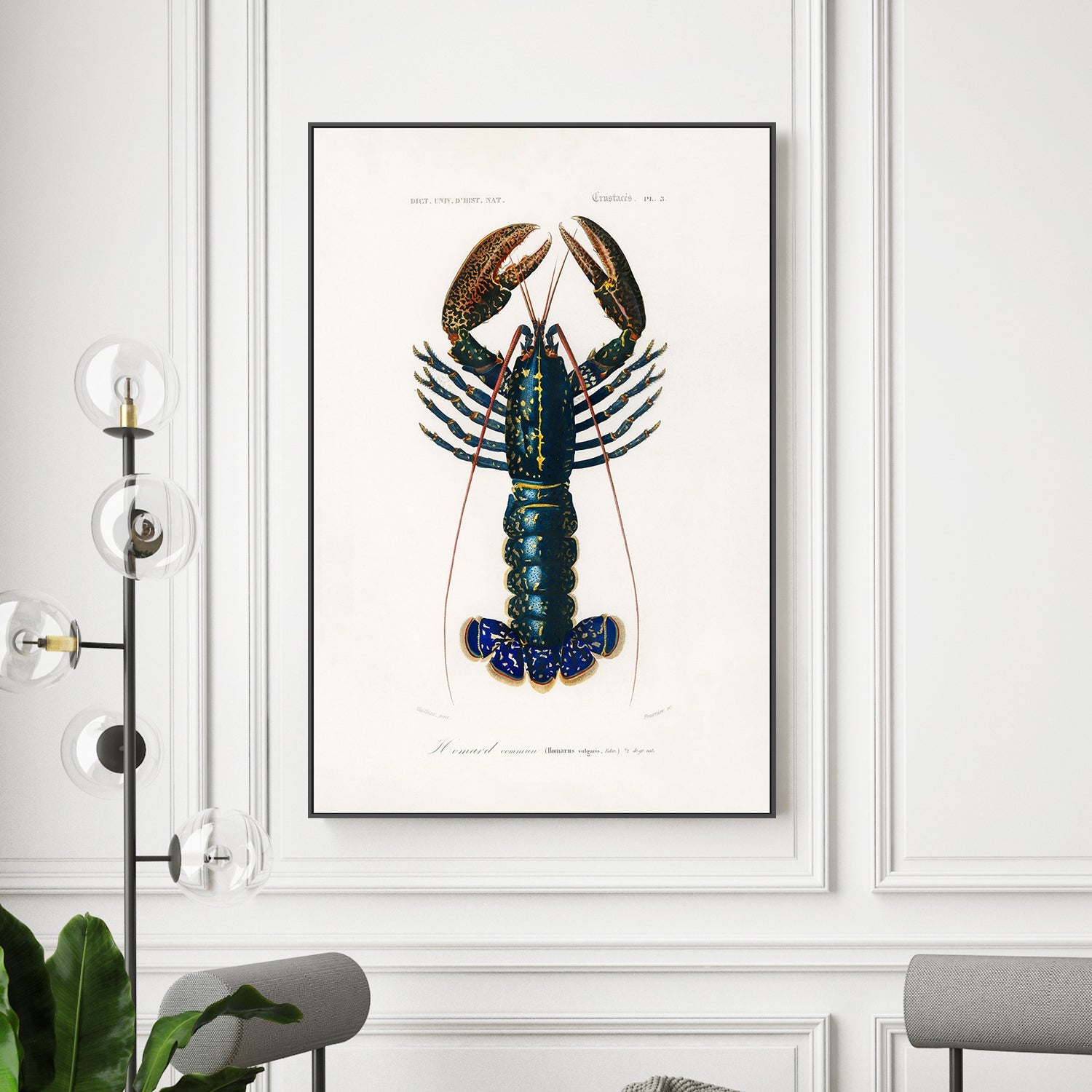 wall-art-print-canvas-poster-framed-Crimson Crawfish-2