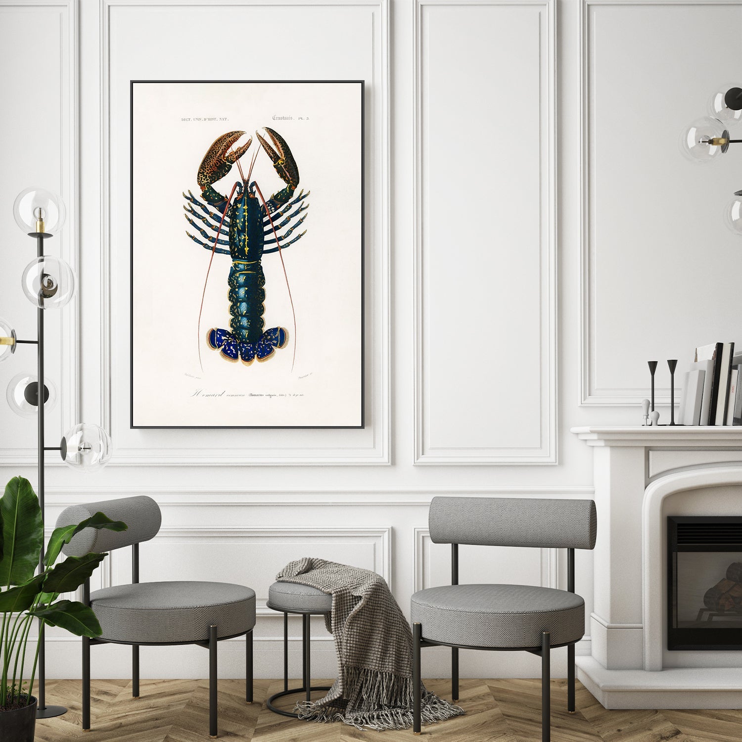 wall-art-print-canvas-poster-framed-Crimson Crawfish-7