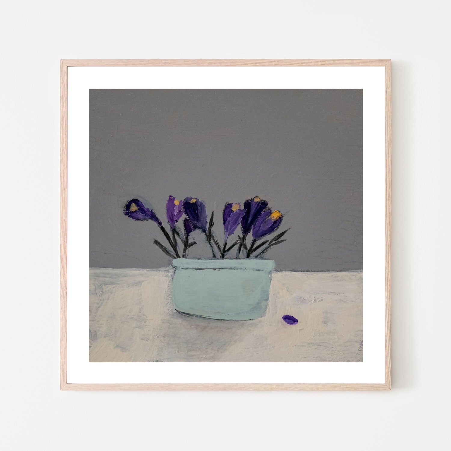 wall-art-print-canvas-poster-framed-Crocus , By Louise O'hara-6