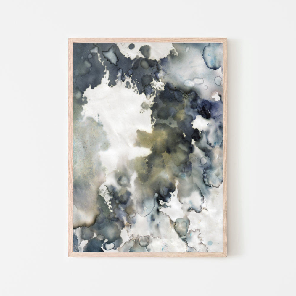 wall-art-print-canvas-poster-framed-Cyanotype Cloud-by-Krista Mccurdy-Gioia Wall Art