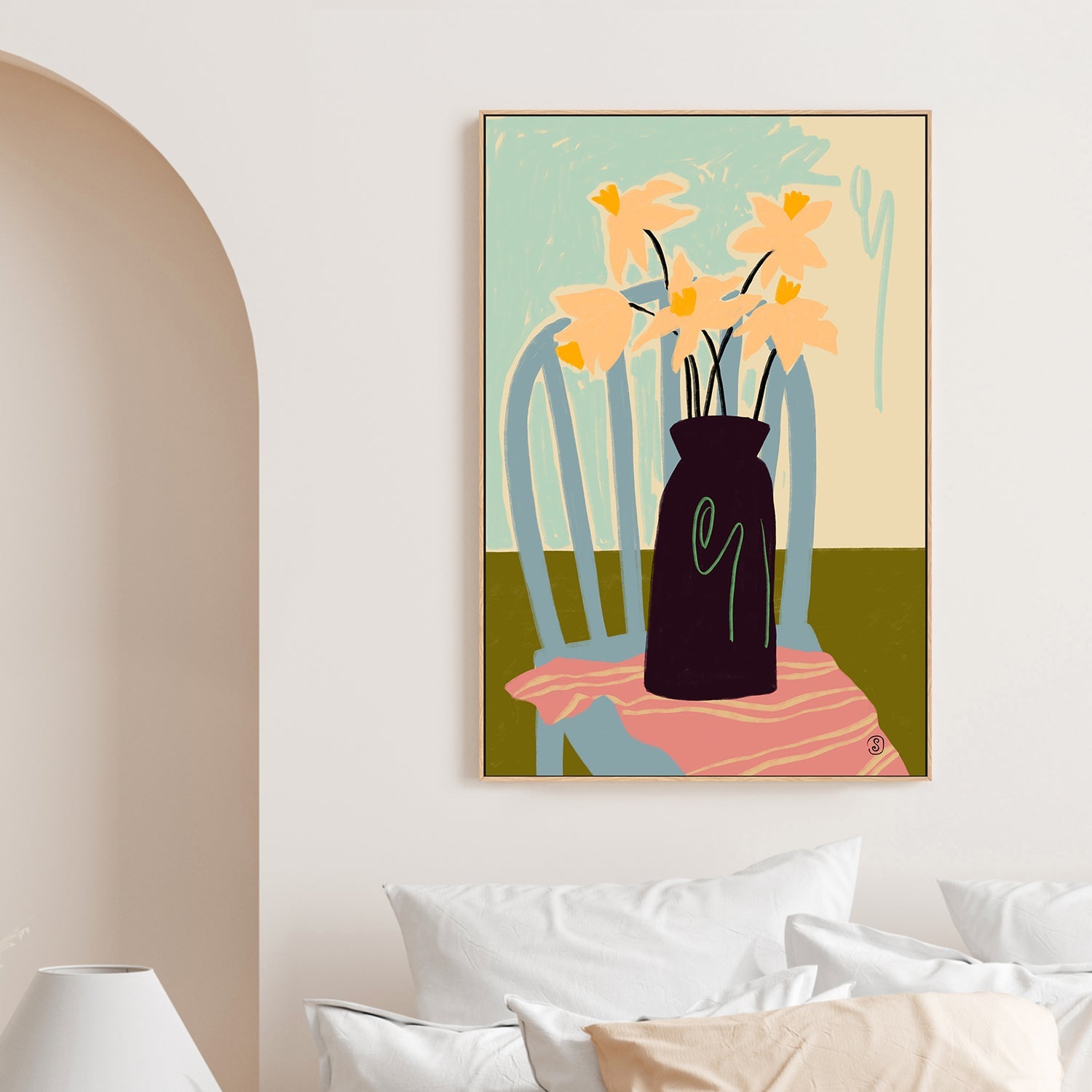 wall-art-print-canvas-poster-framed-Daffodils , By Sandra Poliakov-2