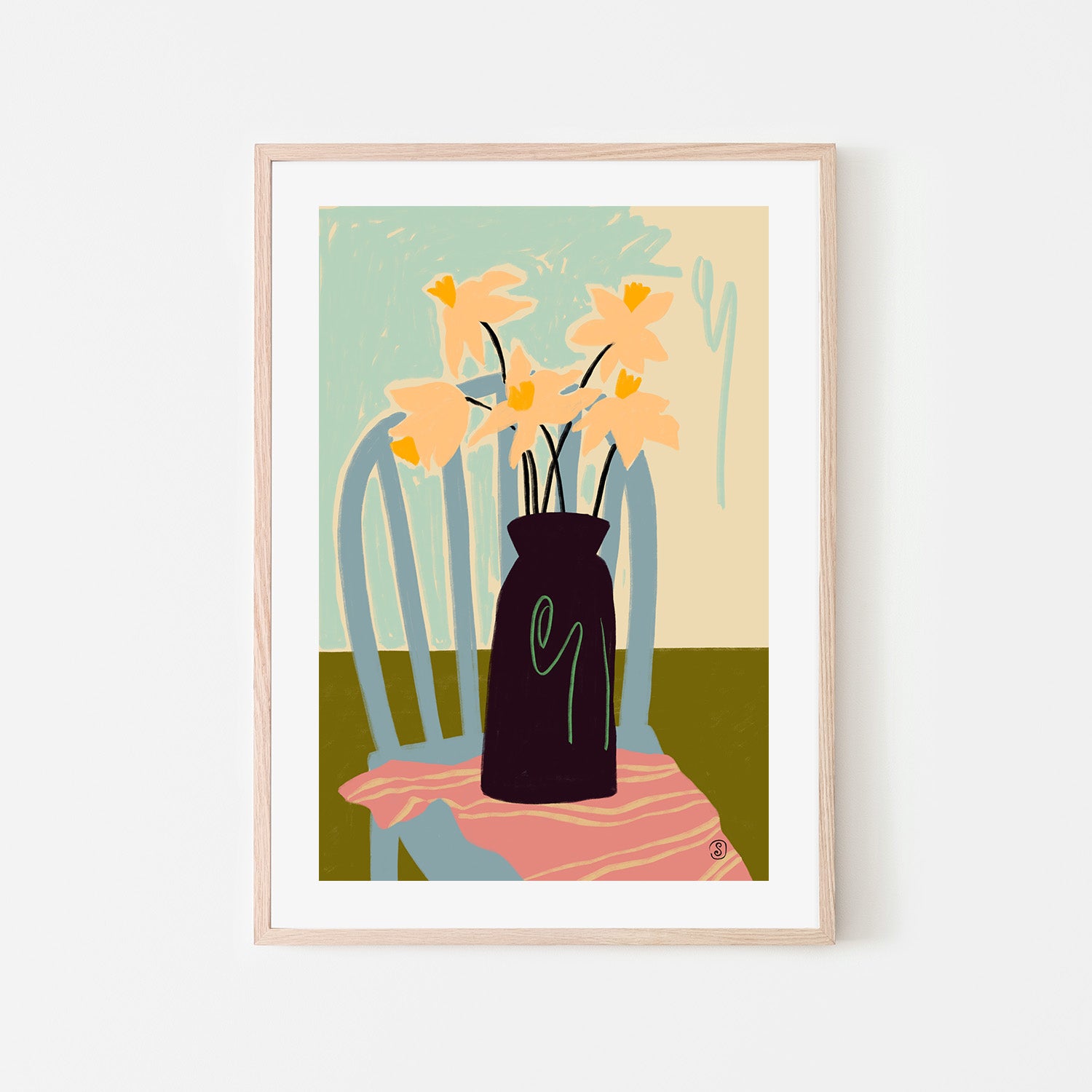 wall-art-print-canvas-poster-framed-Daffodils , By Sandra Poliakov-6