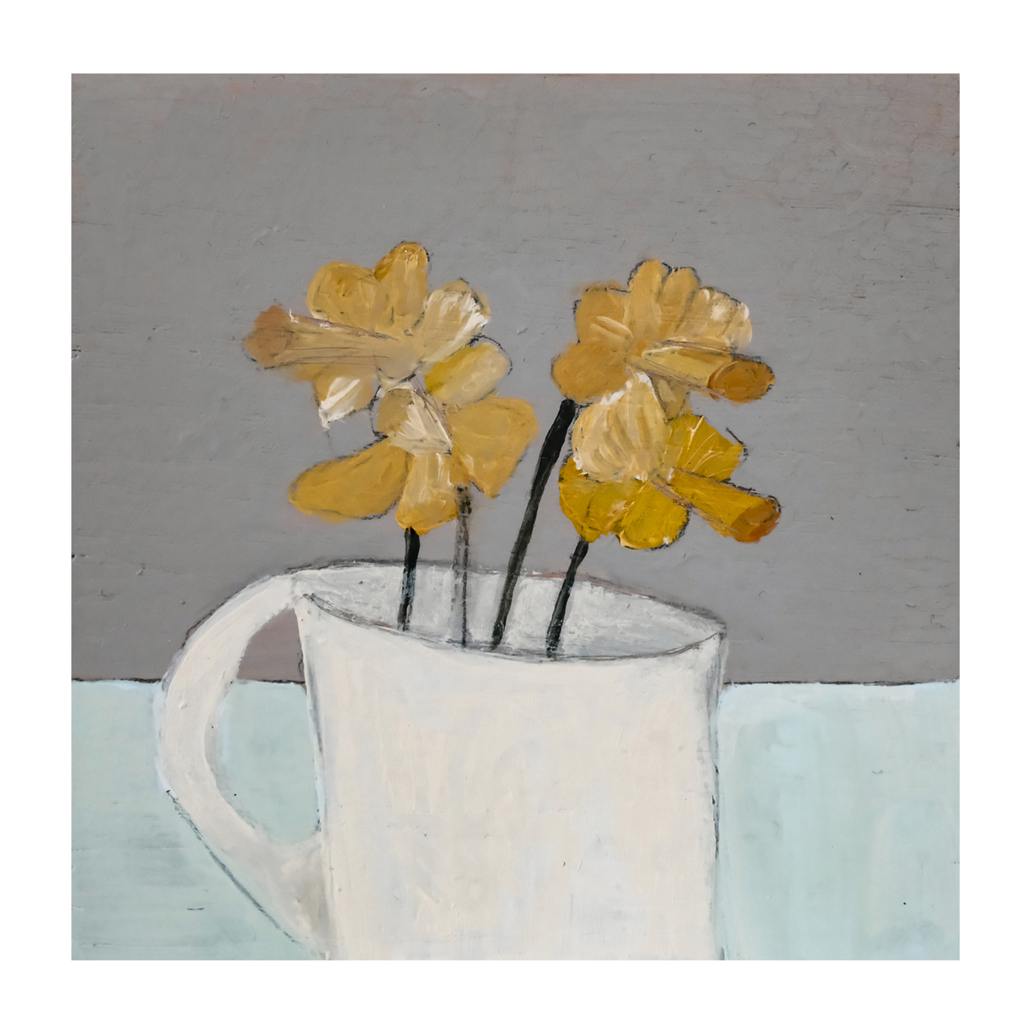 wall-art-print-canvas-poster-framed-Daffodils From The Garden , By Louise O'hara-1