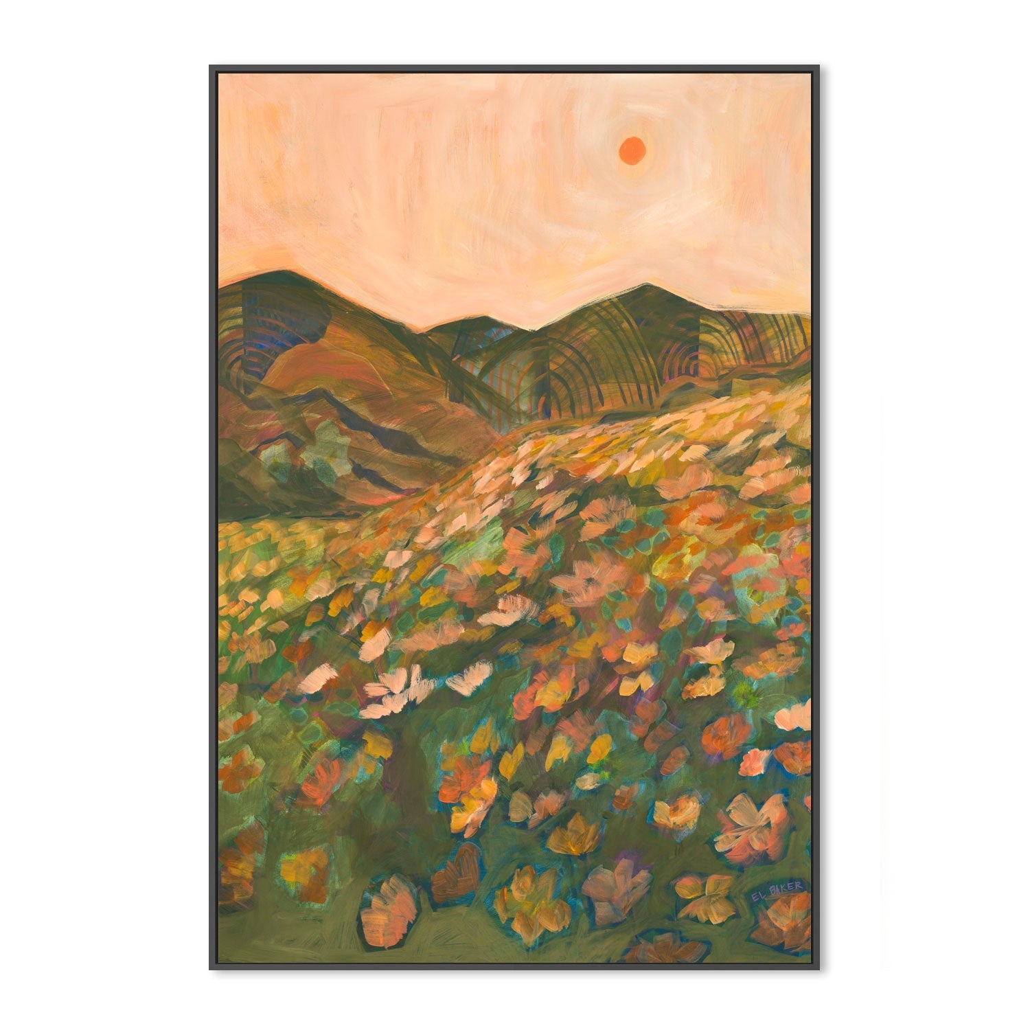 wall-art-print-canvas-poster-framed-Daisy Fields , By Eleanor Baker-3