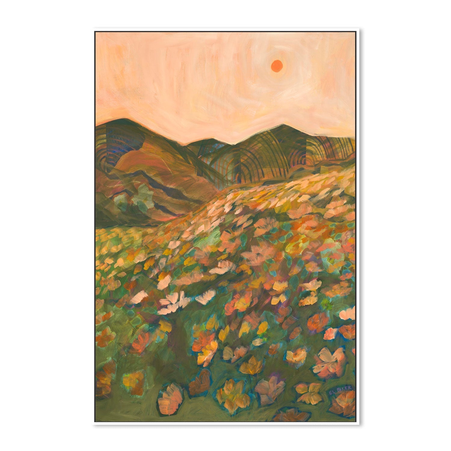 wall-art-print-canvas-poster-framed-Daisy Fields , By Eleanor Baker-5