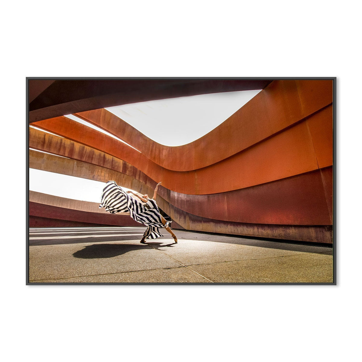 Dancing Along The Curve, by Sharon Levy-Gioia-Prints-Framed-Canvas-Poster-GIOIA-WALL-ART