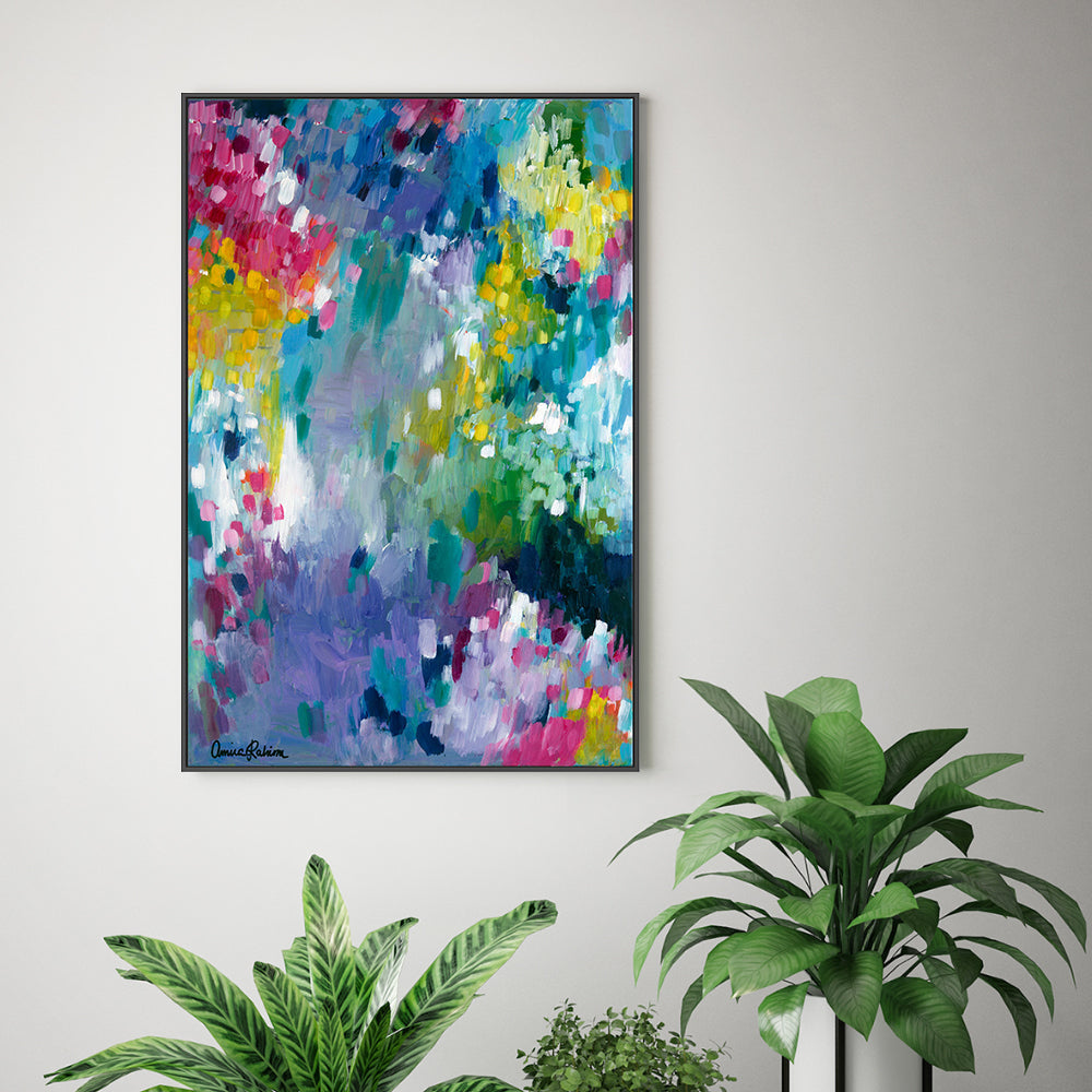 wall-art-print-canvas-poster-framed-Dancing In The Rain , By Amira Rahim-GIOIA-WALL-ART