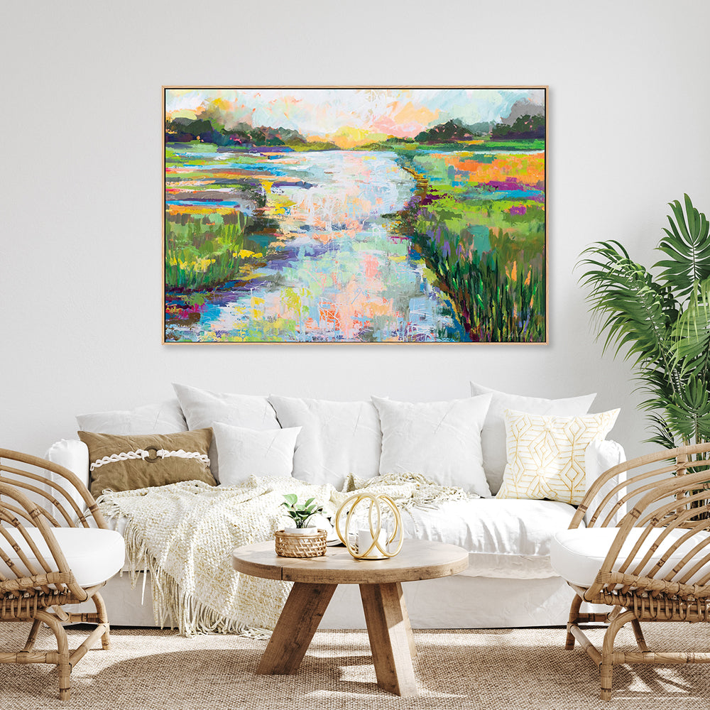 wall-art-print-canvas-poster-framed-Dancing Light-by-Jeanette Vertentes-Gioia Wall Art