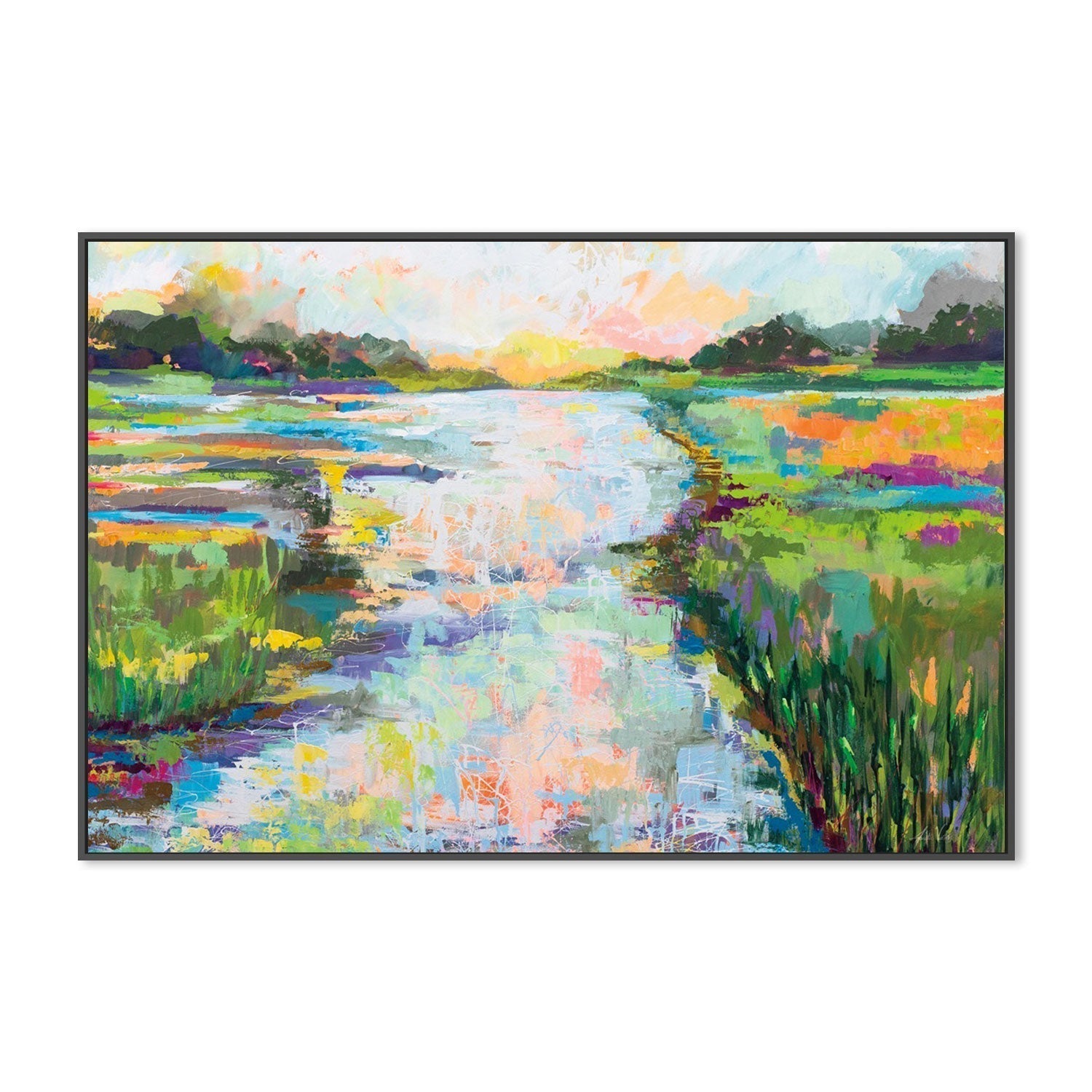 wall-art-print-canvas-poster-framed-Dancing Light-by-Jeanette Vertentes-Gioia Wall Art