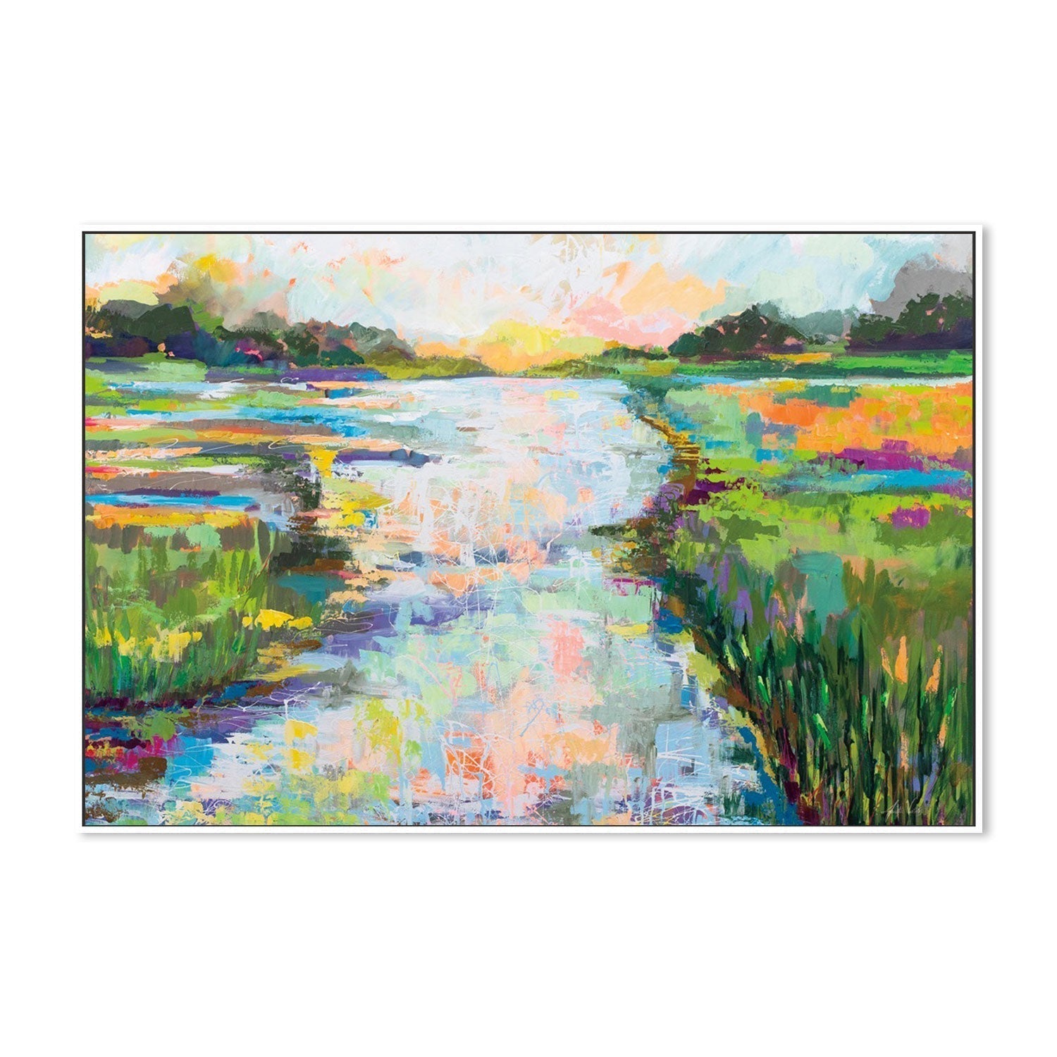 wall-art-print-canvas-poster-framed-Dancing Light-by-Jeanette Vertentes-Gioia Wall Art
