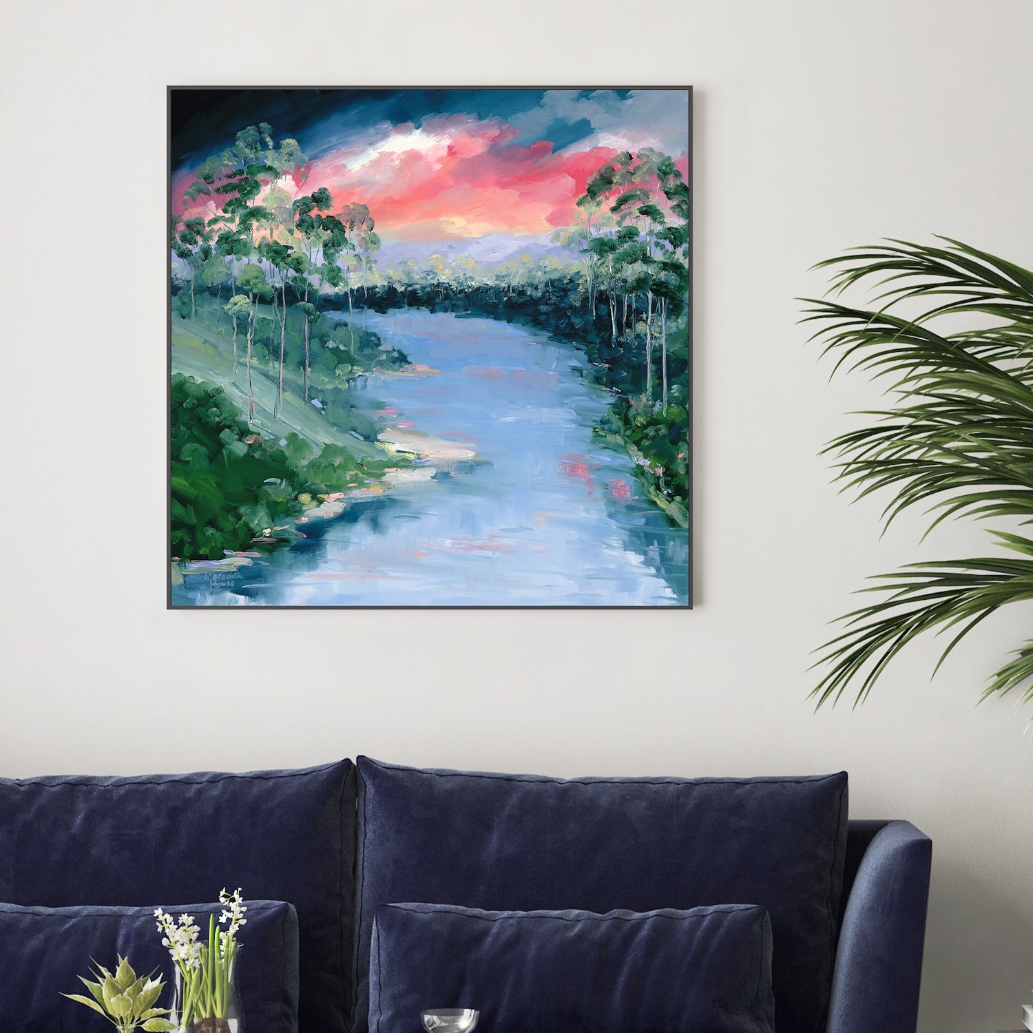wall-art-print-canvas-poster-framed-Dancing Light over Little Yabba-2