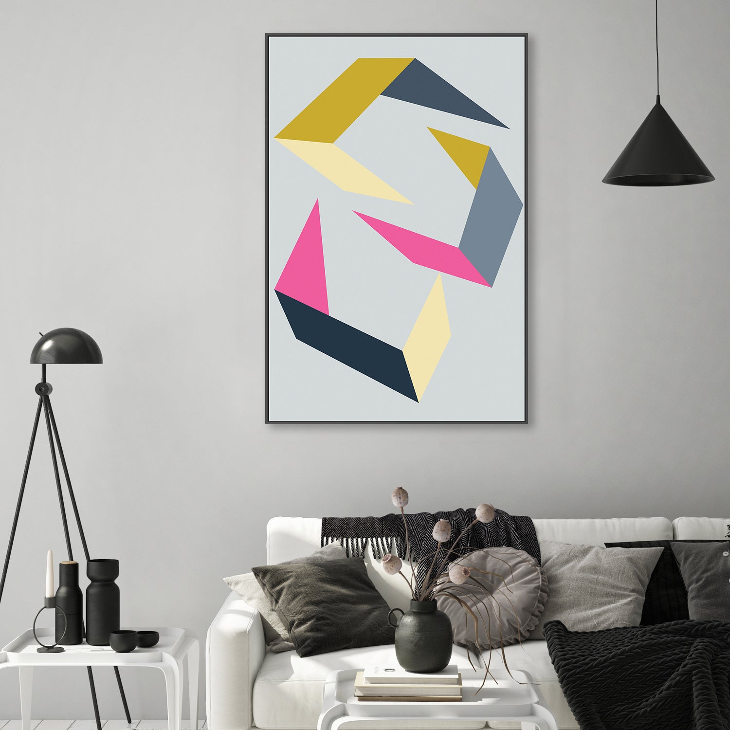 wall-art-print-canvas-poster-framed-Dancing Shapes-7
