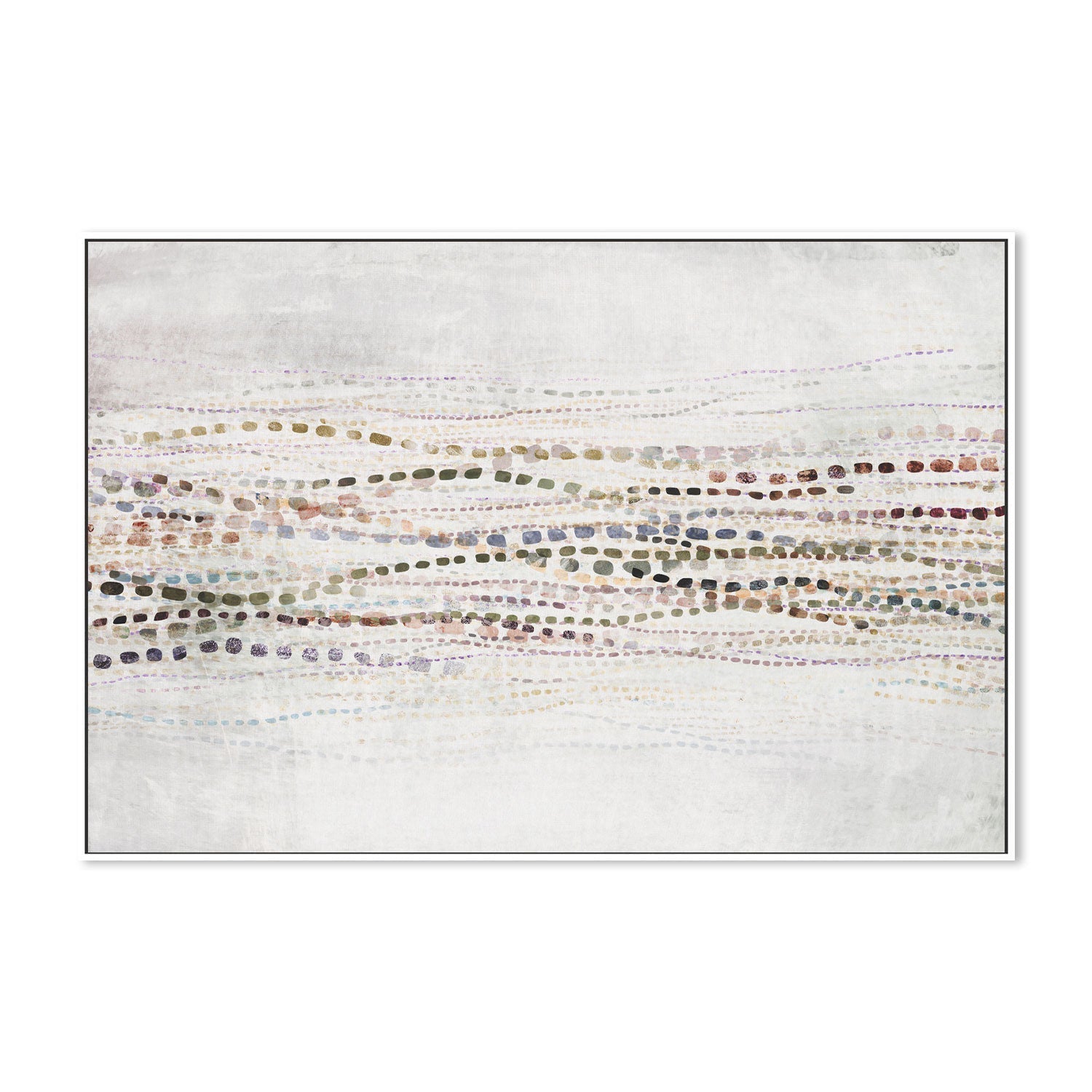 wall-art-print-canvas-poster-framed-Dancing Waves Colour , By Dear Musketeer Studio-GIOIA-WALL-ART
