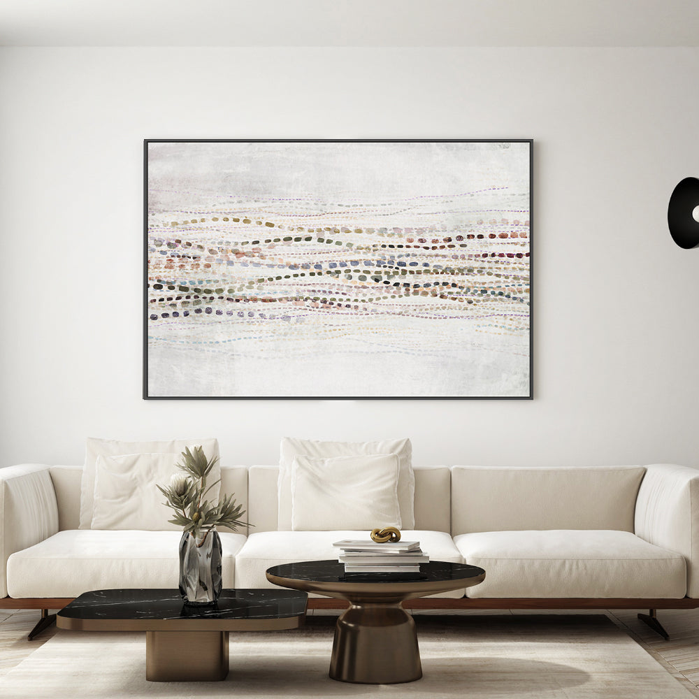 wall-art-print-canvas-poster-framed-Dancing Waves Colour , By Dear Musketeer Studio-GIOIA-WALL-ART