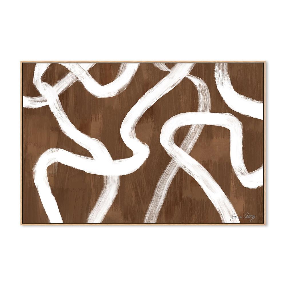 wall-art-print-canvas-poster-framed-Dancing White Ribbon Over Tan-4