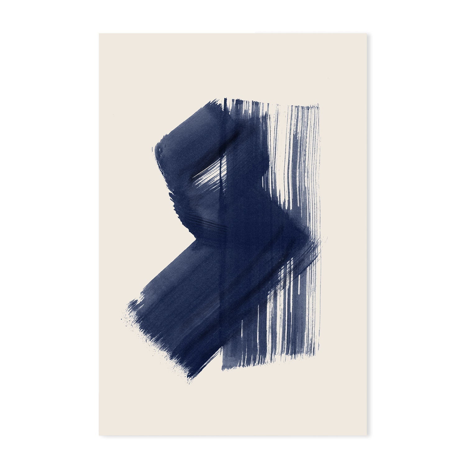 wall-art-print-canvas-poster-framed-Dark Navy Abstract, Style B-by-Danushka Abeygoda-Gioia Wall Art