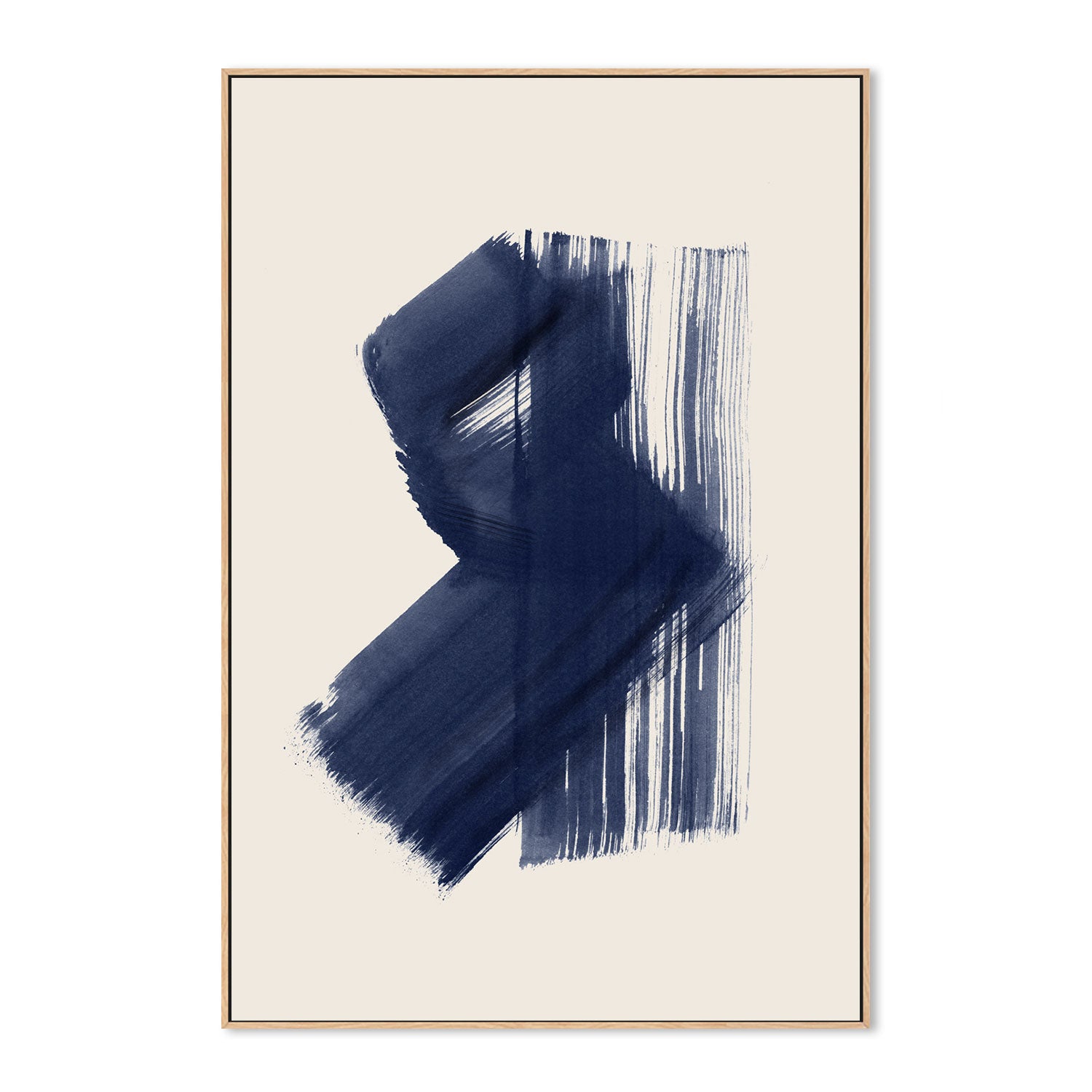 wall-art-print-canvas-poster-framed-Dark Navy Abstract, Style B-by-Danushka Abeygoda-Gioia Wall Art