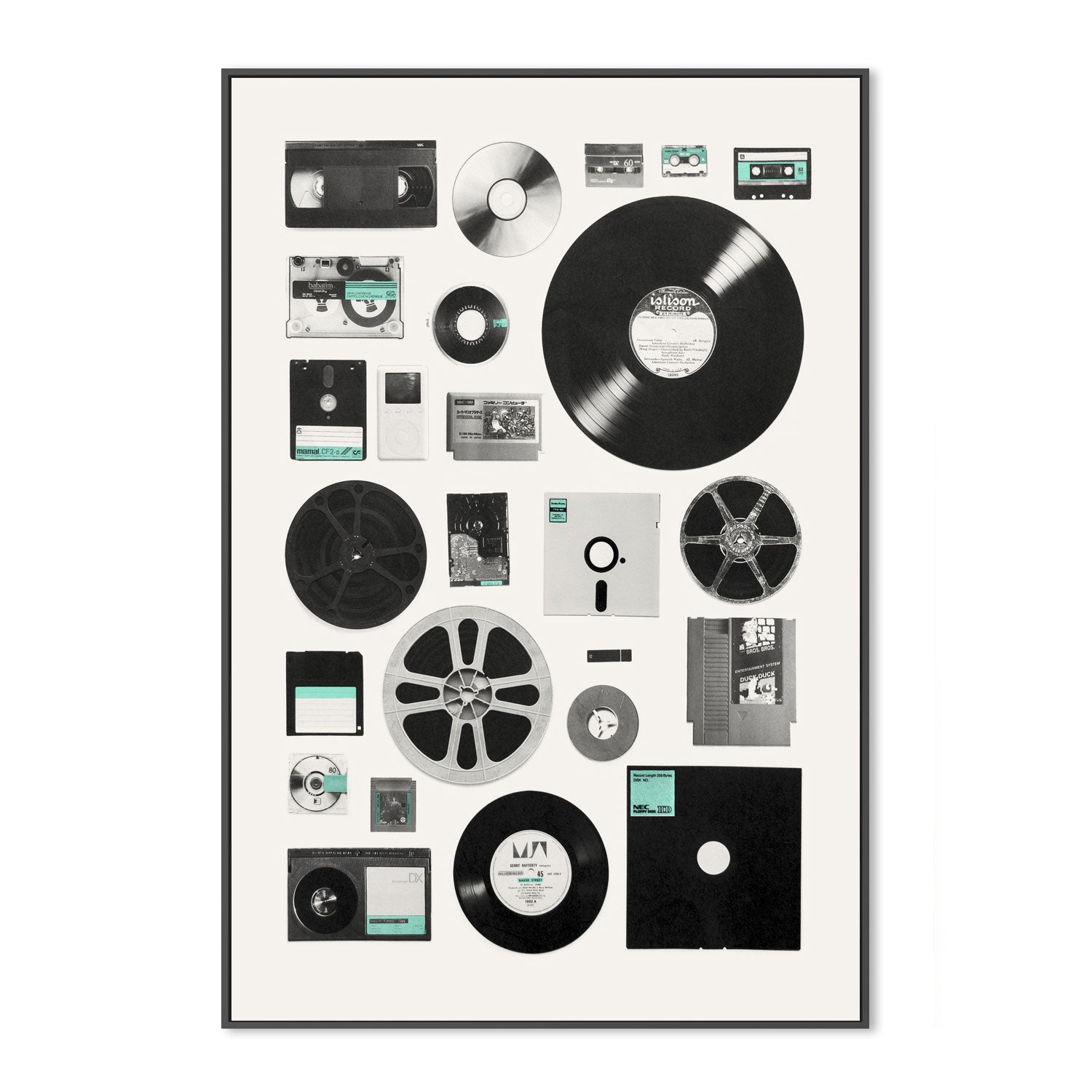 wall-art-print-canvas-poster-framed-Data, By Florent Bodart-GIOIA-WALL-ART