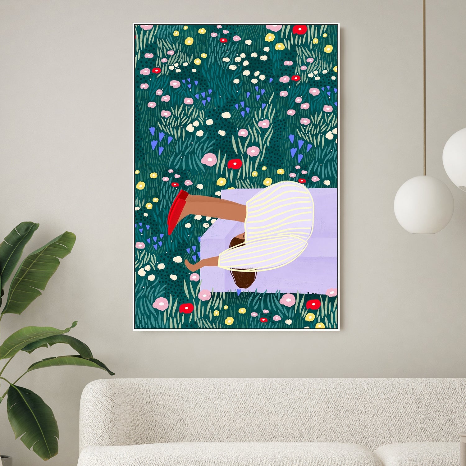 wall-art-print-canvas-poster-framed-Daydream in Blooms-2