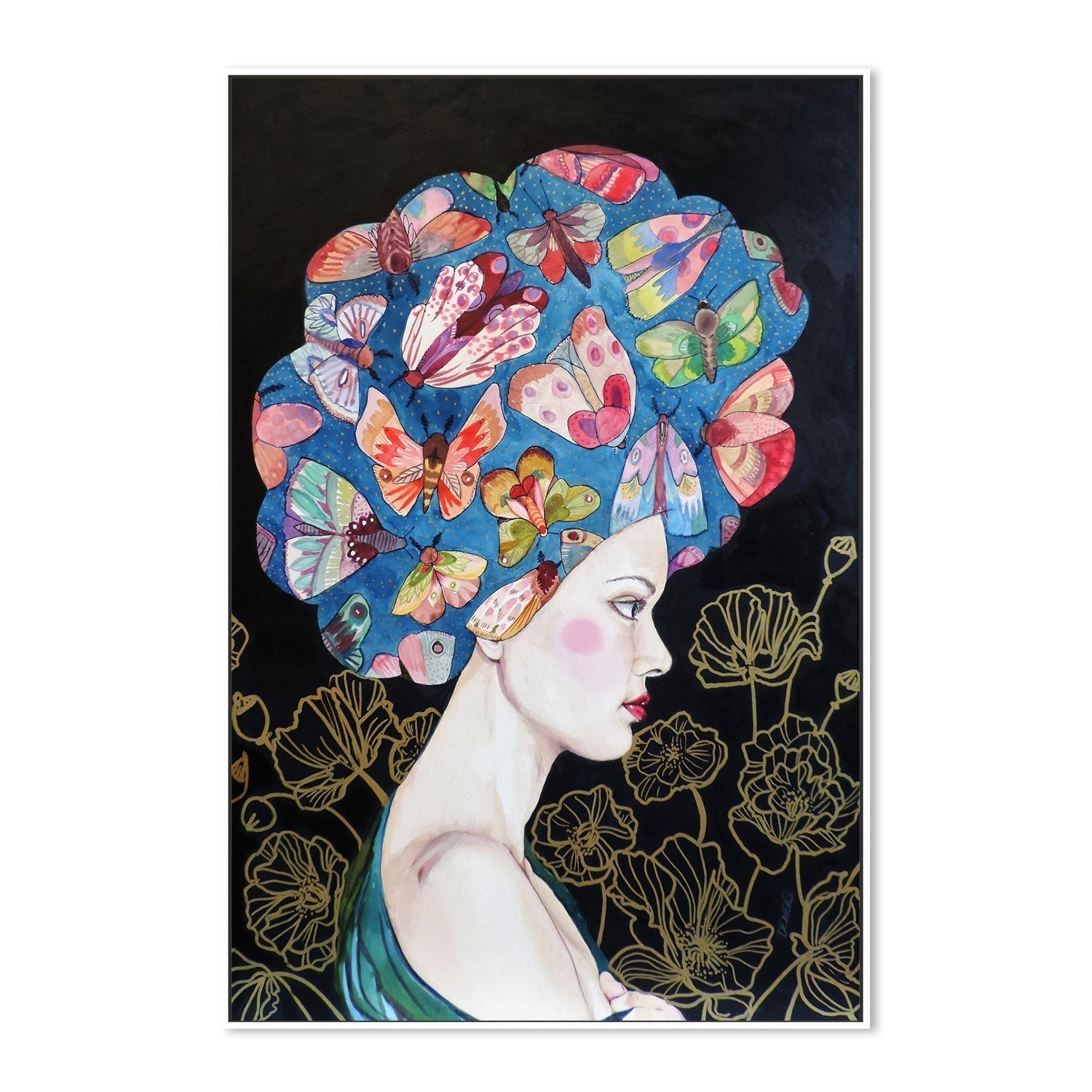 wall-art-print-canvas-poster-framed-Daydreaming , By Sylvie Demers-GIOIA-WALL-ART