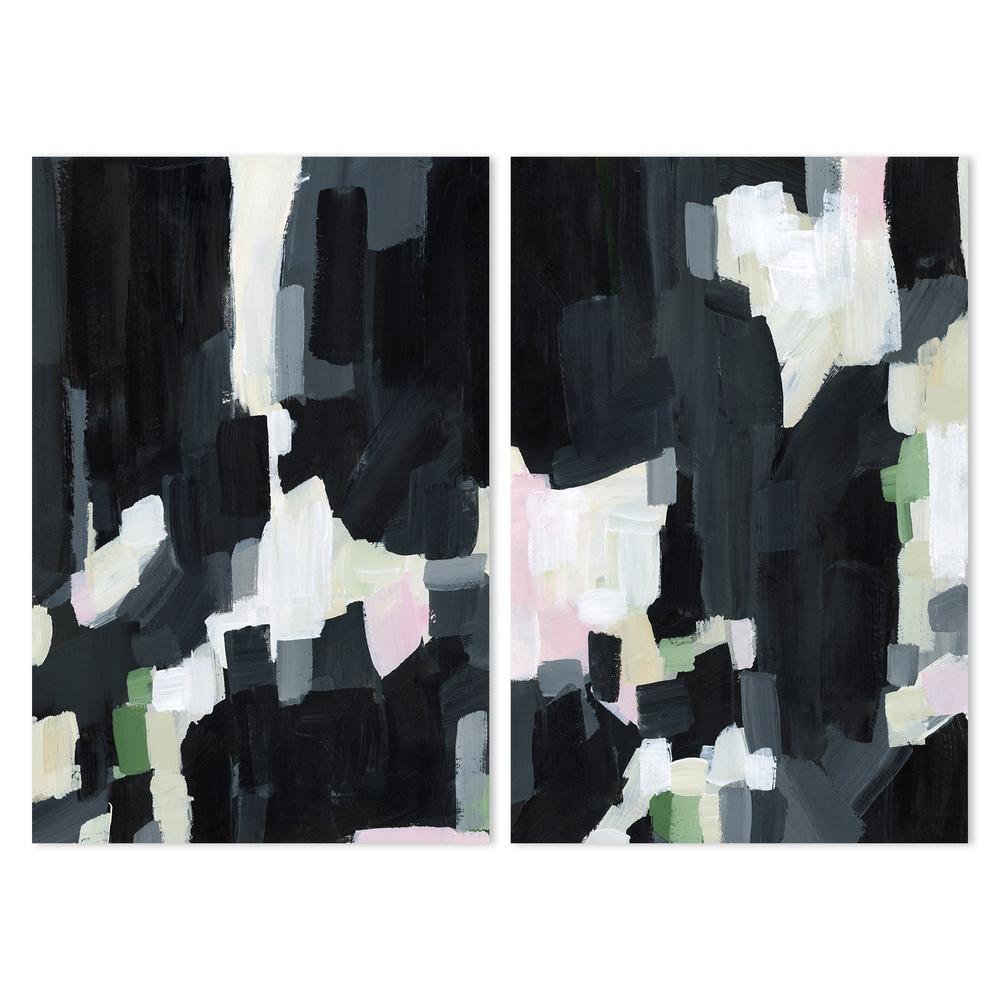 wall-art-print-canvas-poster-framed-Deep Abstract, Set Of 2-by-Emily Wood-Gioia Wall Art