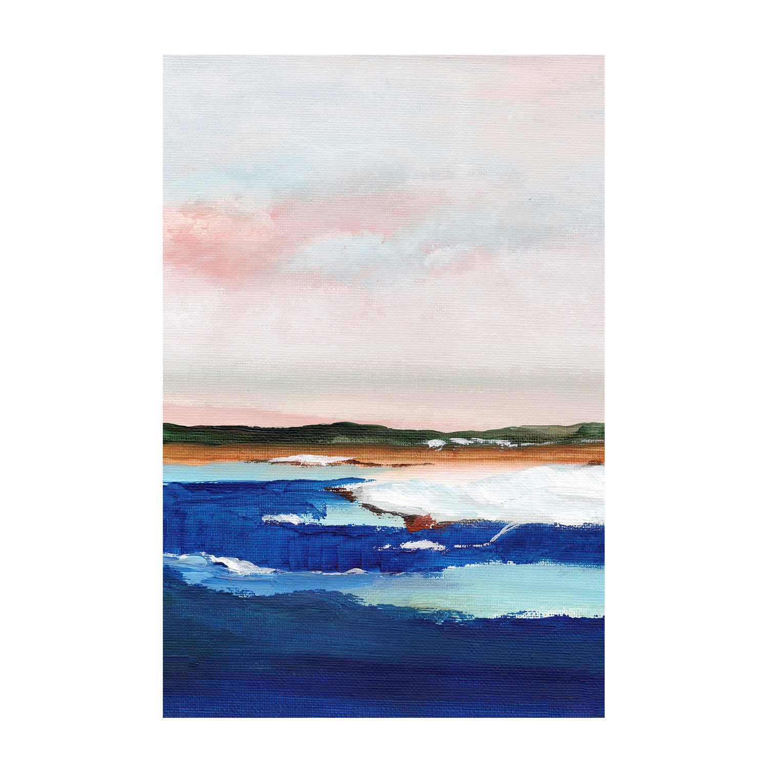 wall-art-print-canvas-poster-framed-Deep Blue , By Nikita Jariwala-1