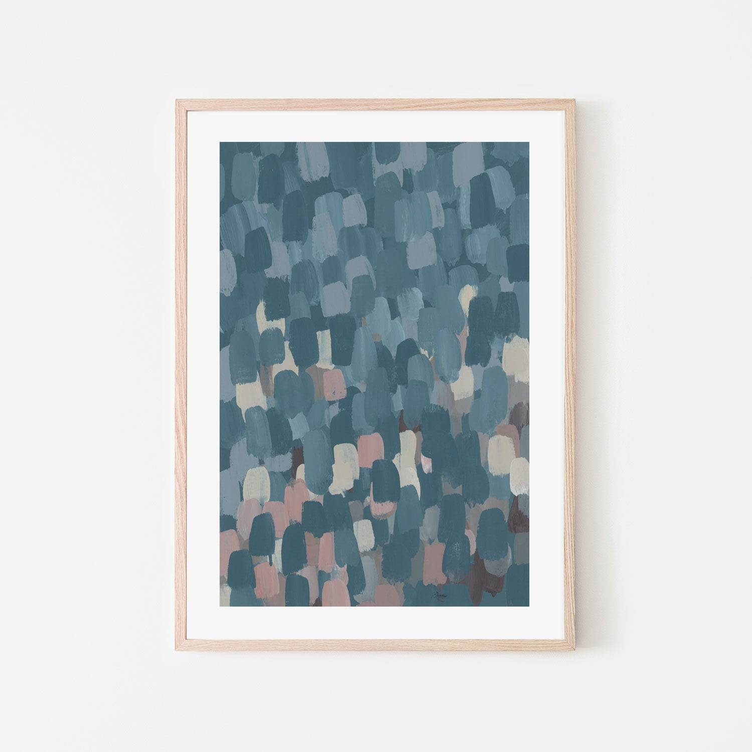 wall-art-print-canvas-poster-framed-Deep Sea Blue, Style B , By Emily Wood-6