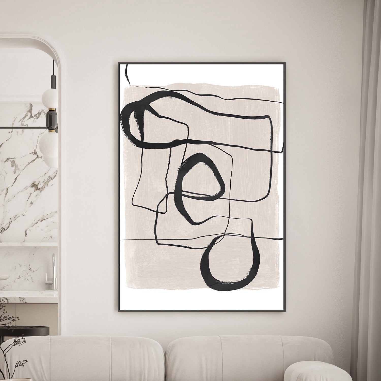 wall-art-print-canvas-poster-framed-Deep Thoughts, Style A-2