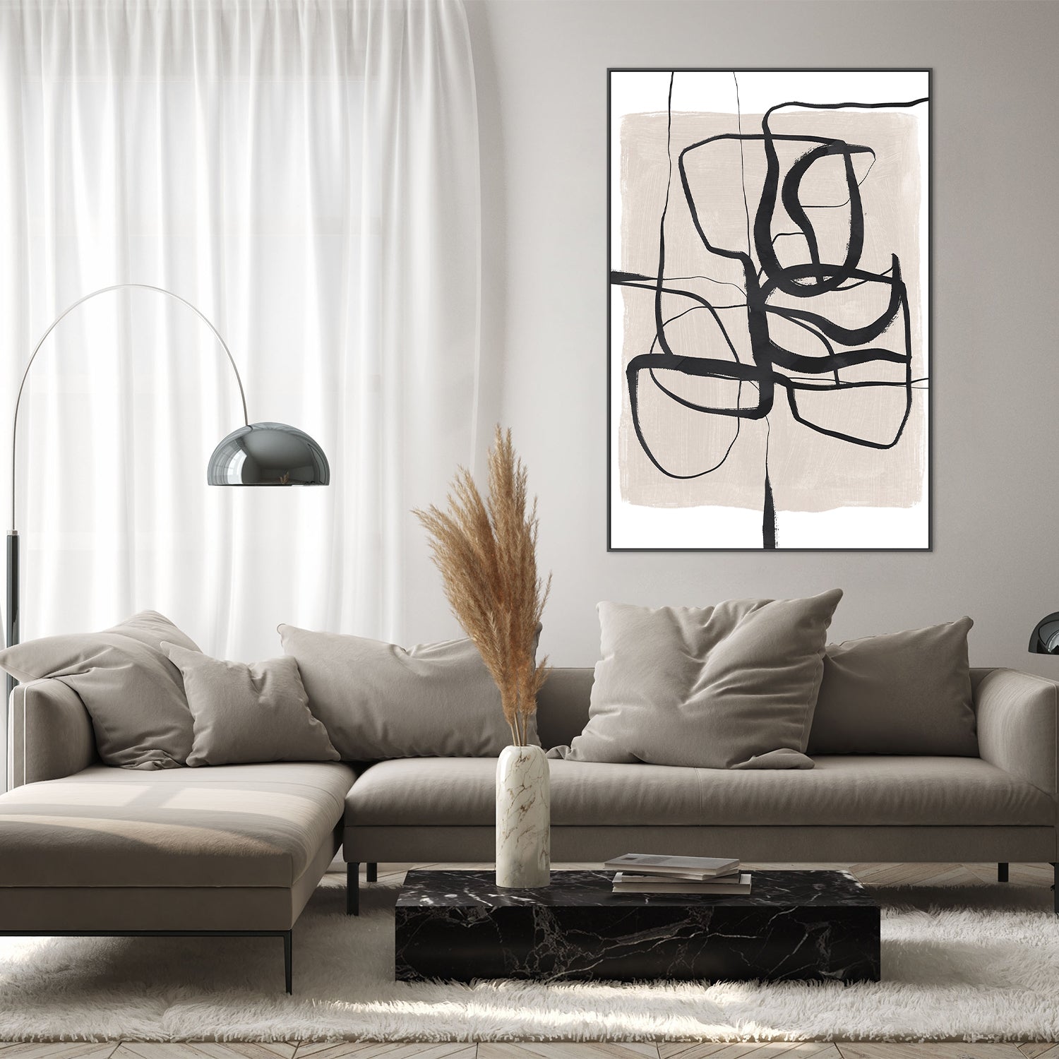 wall-art-print-canvas-poster-framed-Deep Thoughts, Style C-9