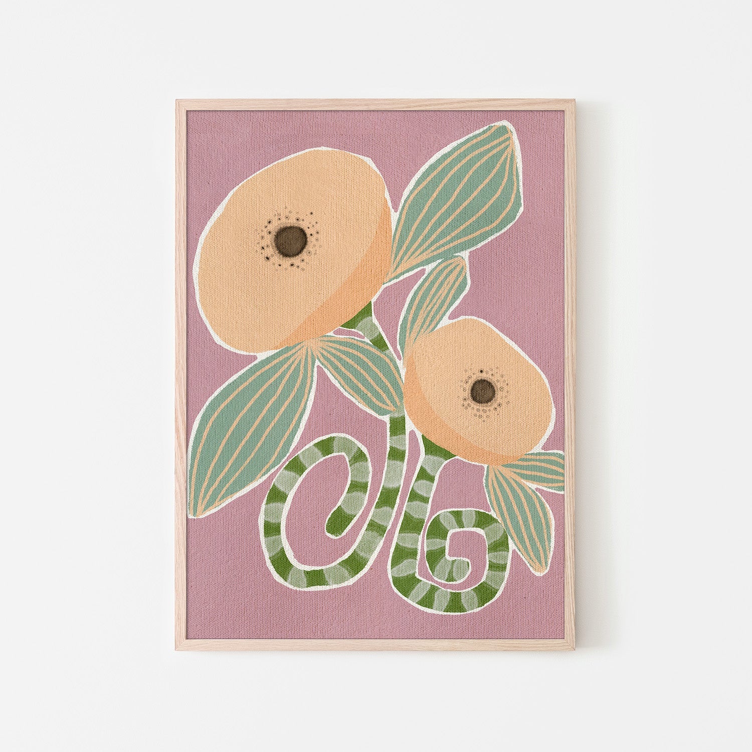 wall-art-print-canvas-poster-framed-Delicate Bloom 14-6