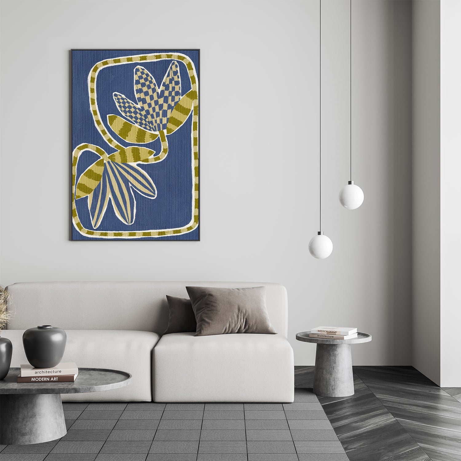 wall-art-print-canvas-poster-framed-Delicate Bloom 17-8