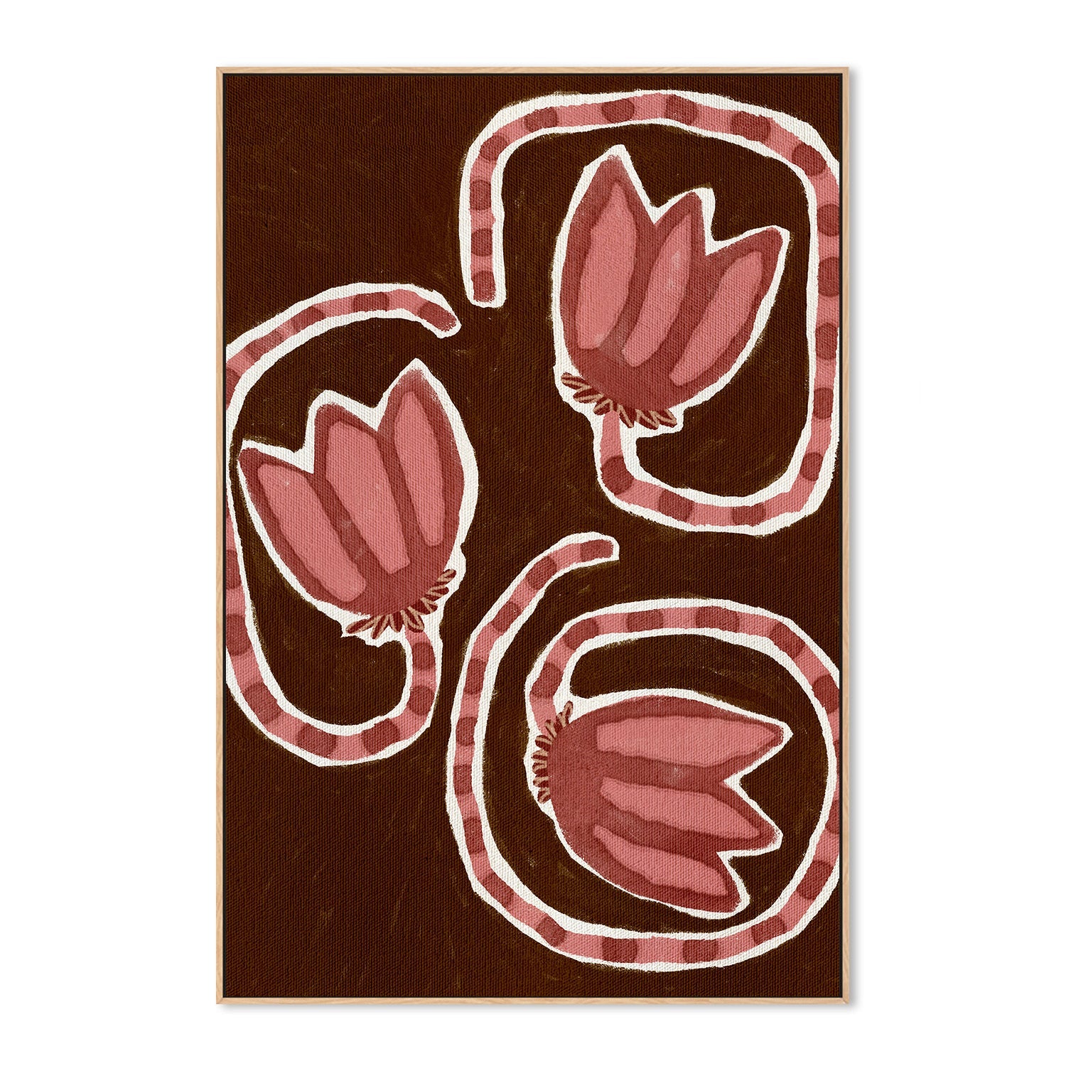 wall-art-print-canvas-poster-framed-Delicate Bloom 19-4
