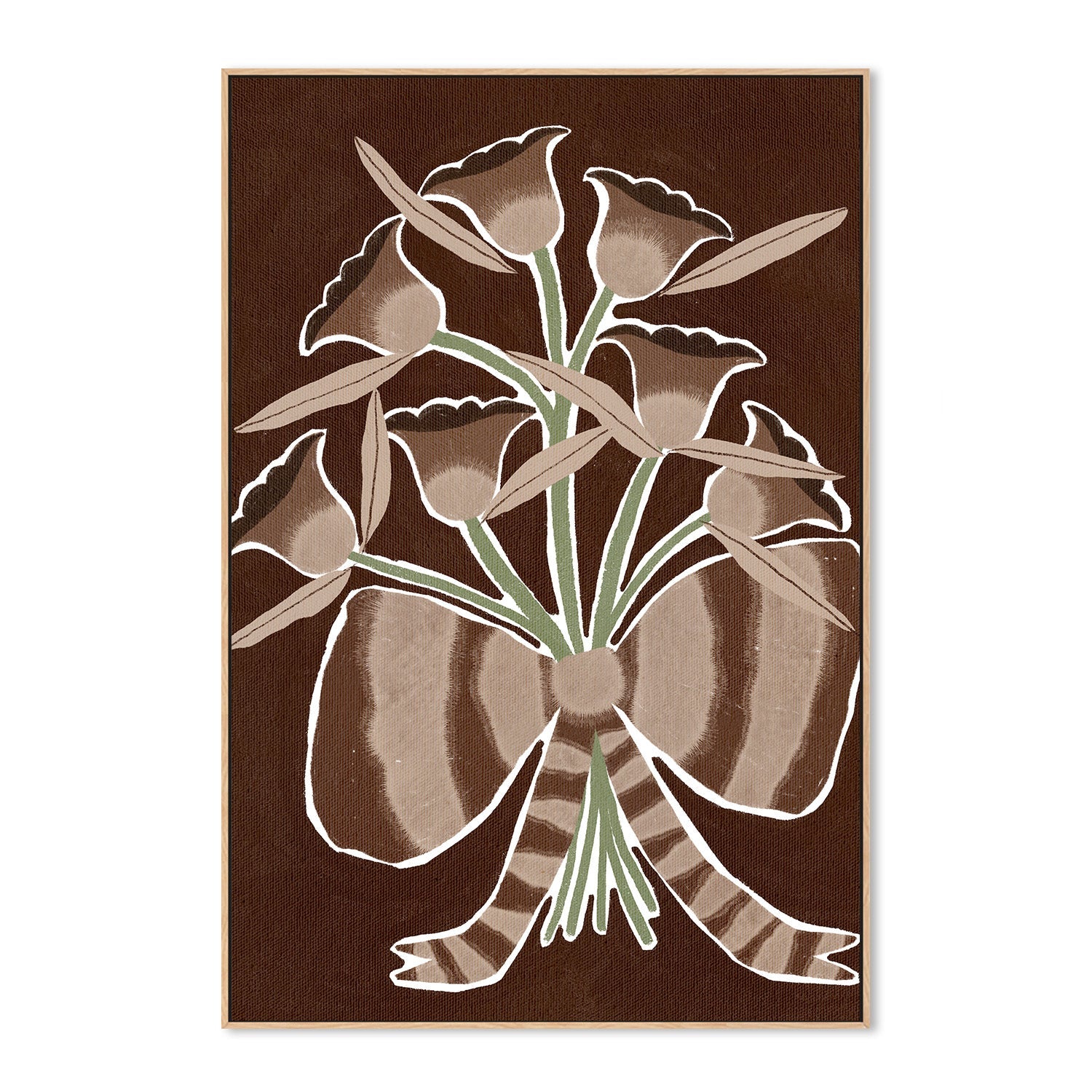 wall-art-print-canvas-poster-framed-Delicate Bloom 6-4