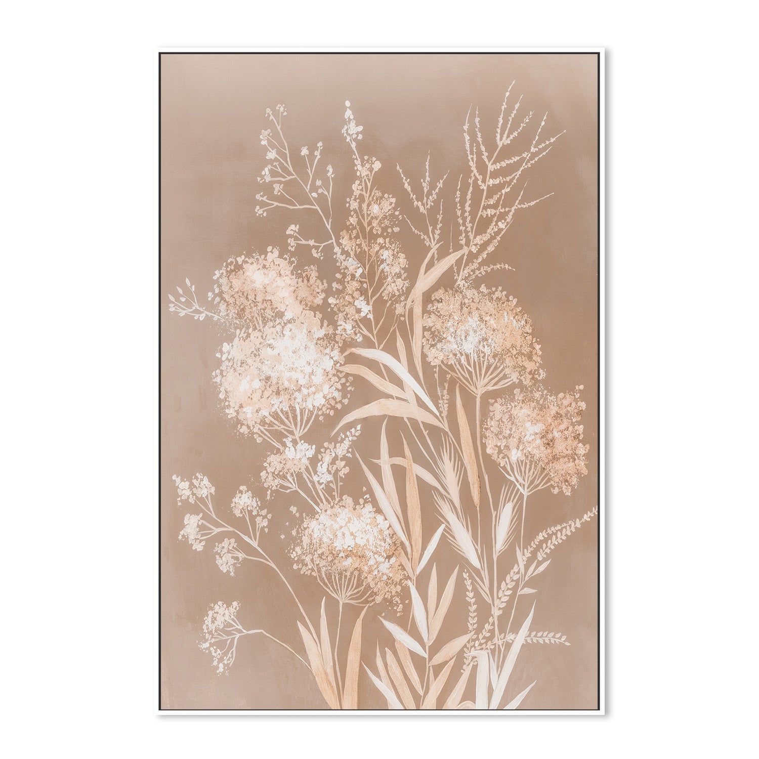 wall-art-print-canvas-poster-framed-Delicate Bunch, Mocha Mousse, Style A , By Asia Jensen-5
