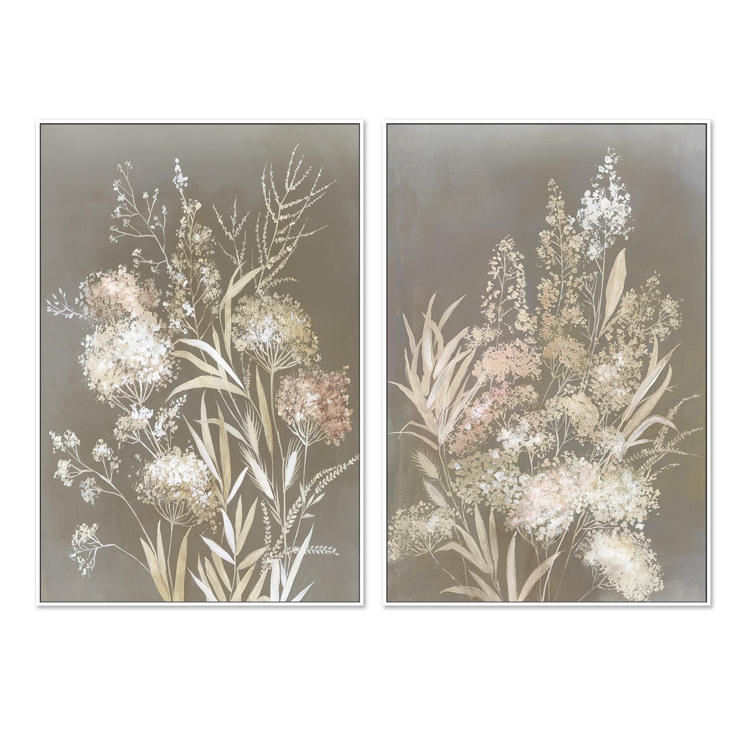 wall-art-print-canvas-poster-framed-Delicate Bunch, Style A & B, Set Of 2 , By Asia Jensen-5