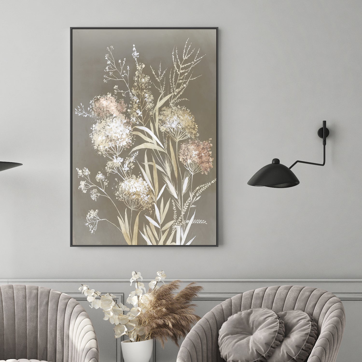 wall-art-print-canvas-poster-framed-Delicate Bunch, Style A , By Asia Jensen-2