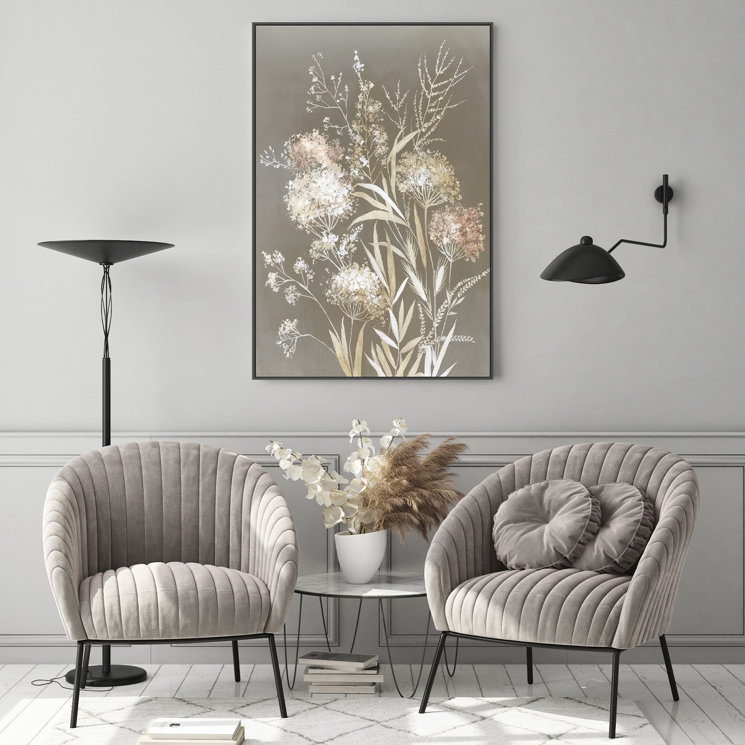 wall-art-print-canvas-poster-framed-Delicate Bunch, Style A , By Asia Jensen-7