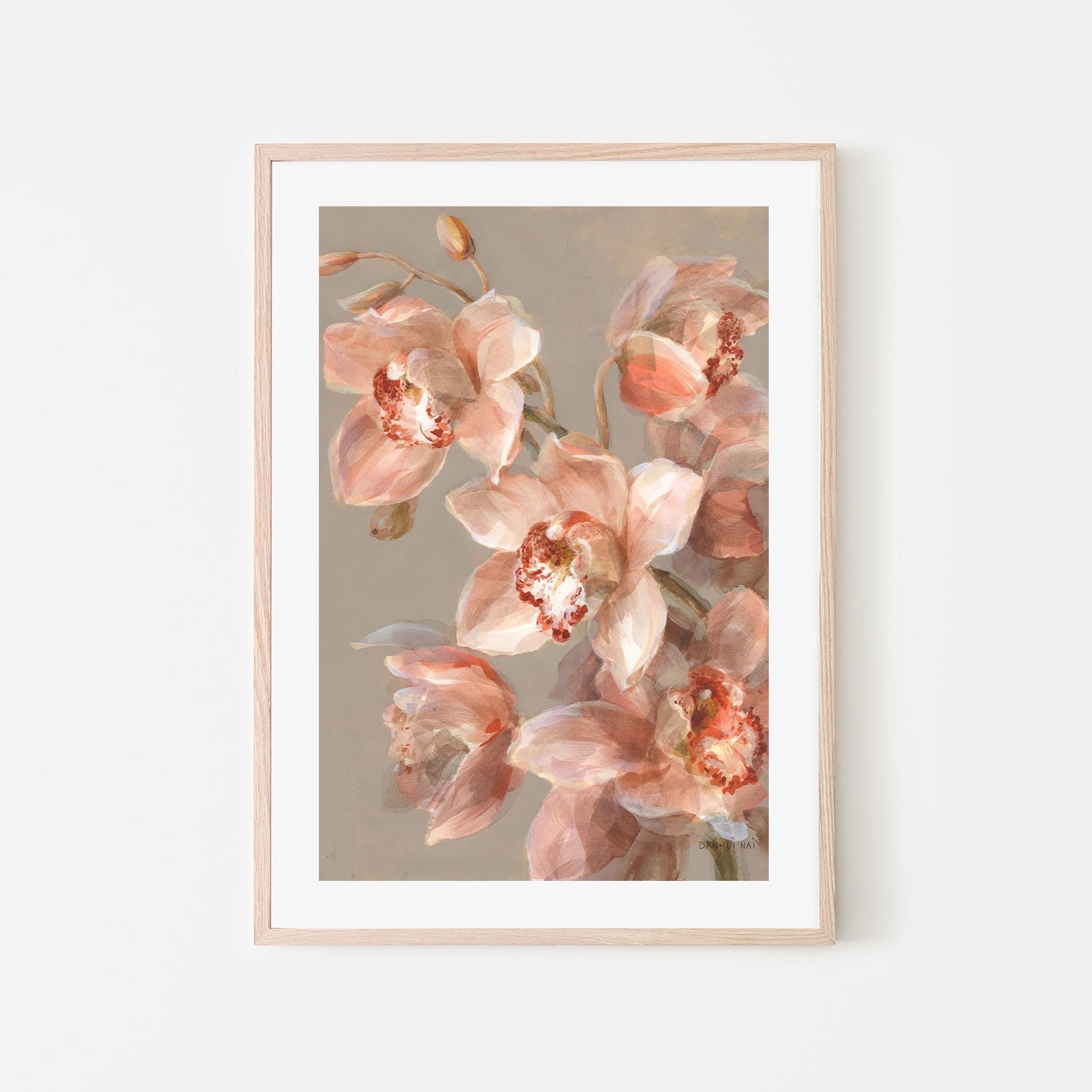 wall-art-print-canvas-poster-framed-Delicate Orchid, Style A-by-Danhui Nai-Gioia Wall Art