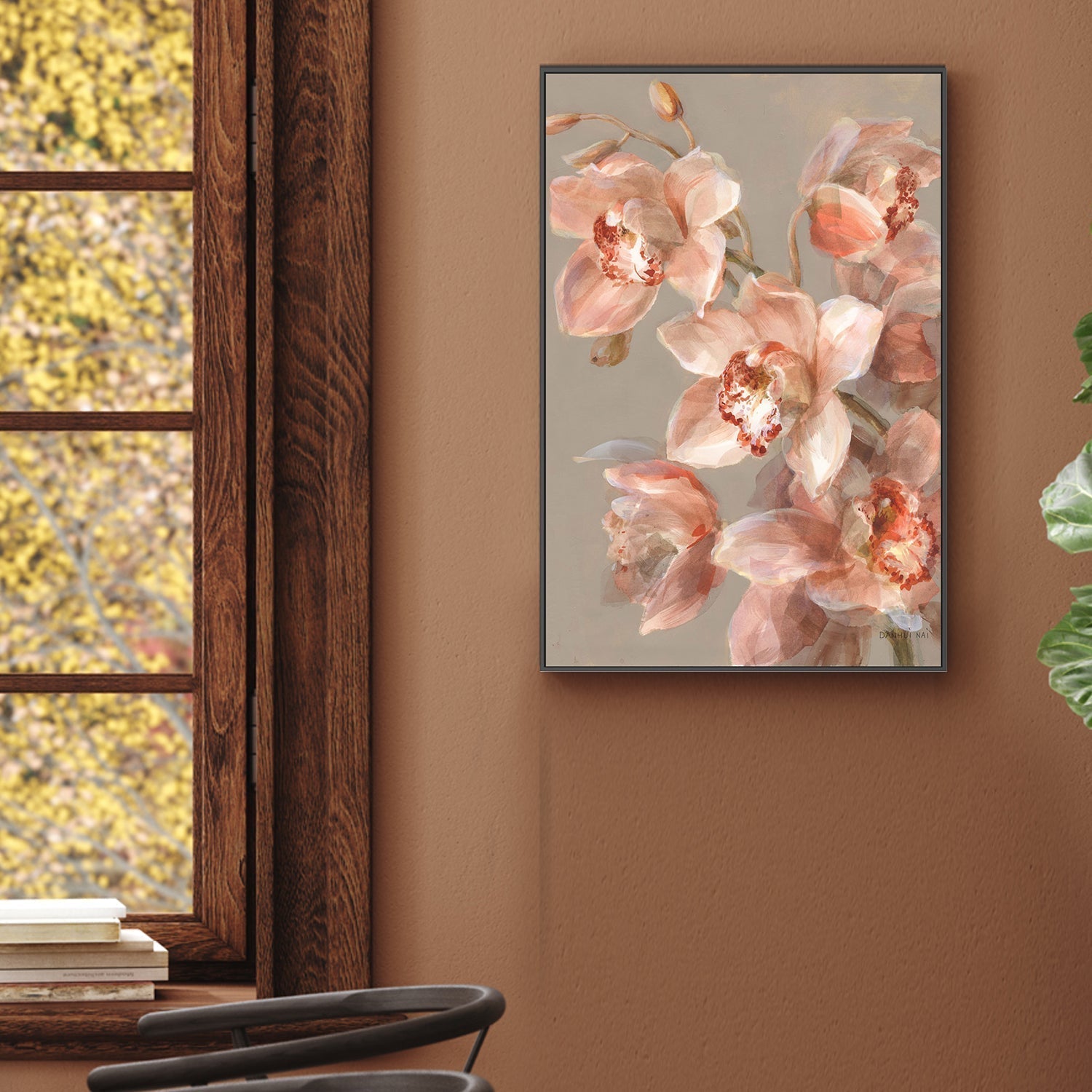 wall-art-print-canvas-poster-framed-Delicate Orchid, Style A-by-Danhui Nai-Gioia Wall Art