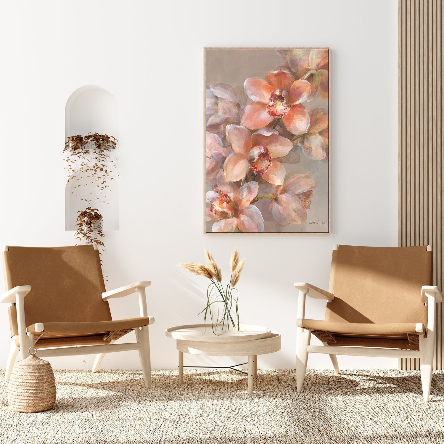 wall-art-print-canvas-poster-framed-Delicate Orchid, Style B-by-Danhui Nai-Gioia Wall Art