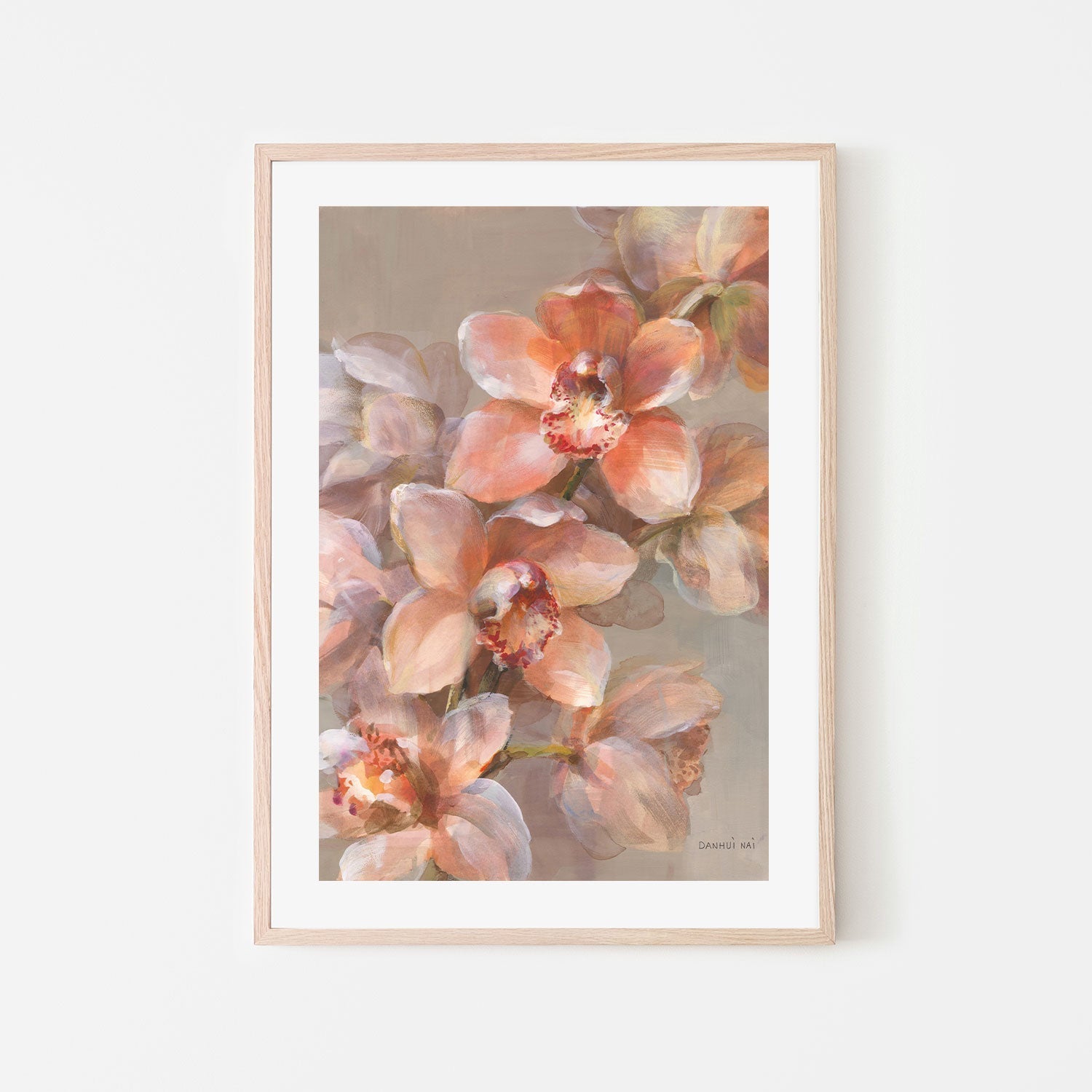 wall-art-print-canvas-poster-framed-Delicate Orchid, Style B-by-Danhui Nai-Gioia Wall Art