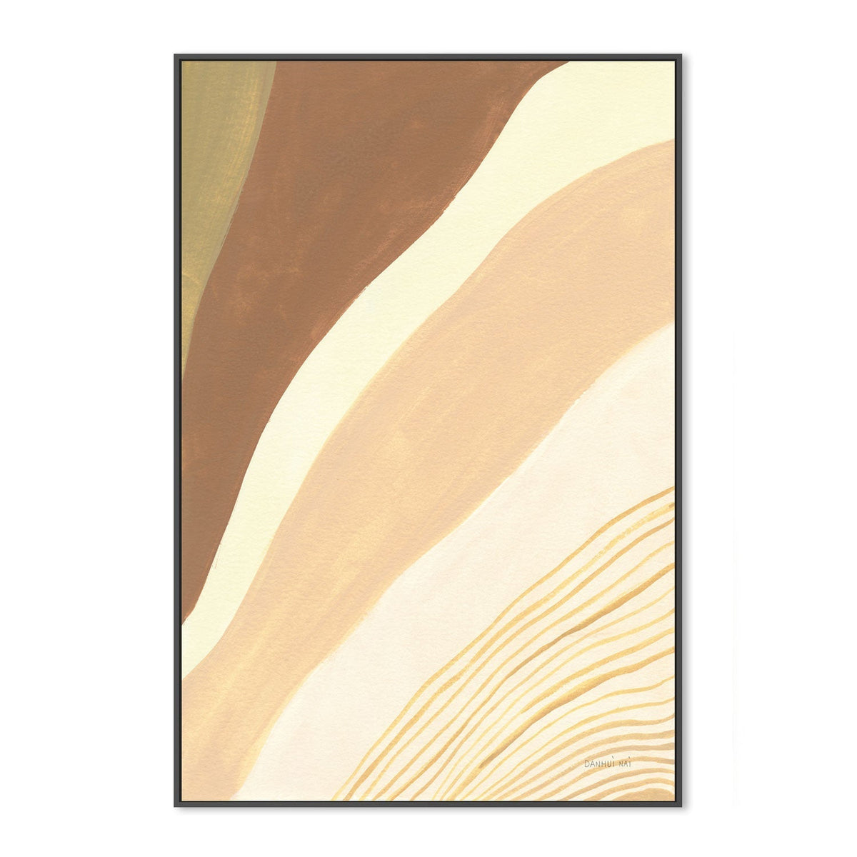 wall-art-print-canvas-poster-framed-Desert Brown , By Danhui Nai-GIOIA-WALL-ART