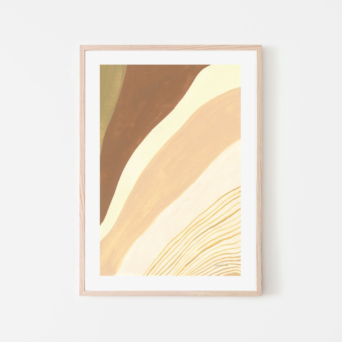 wall-art-print-canvas-poster-framed-Desert Brown , By Danhui Nai-GIOIA-WALL-ART