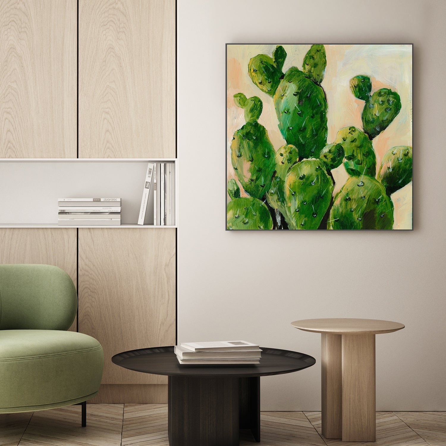 wall-art-print-canvas-poster-framed-Desert Cacti , By Amelia Aveline-2