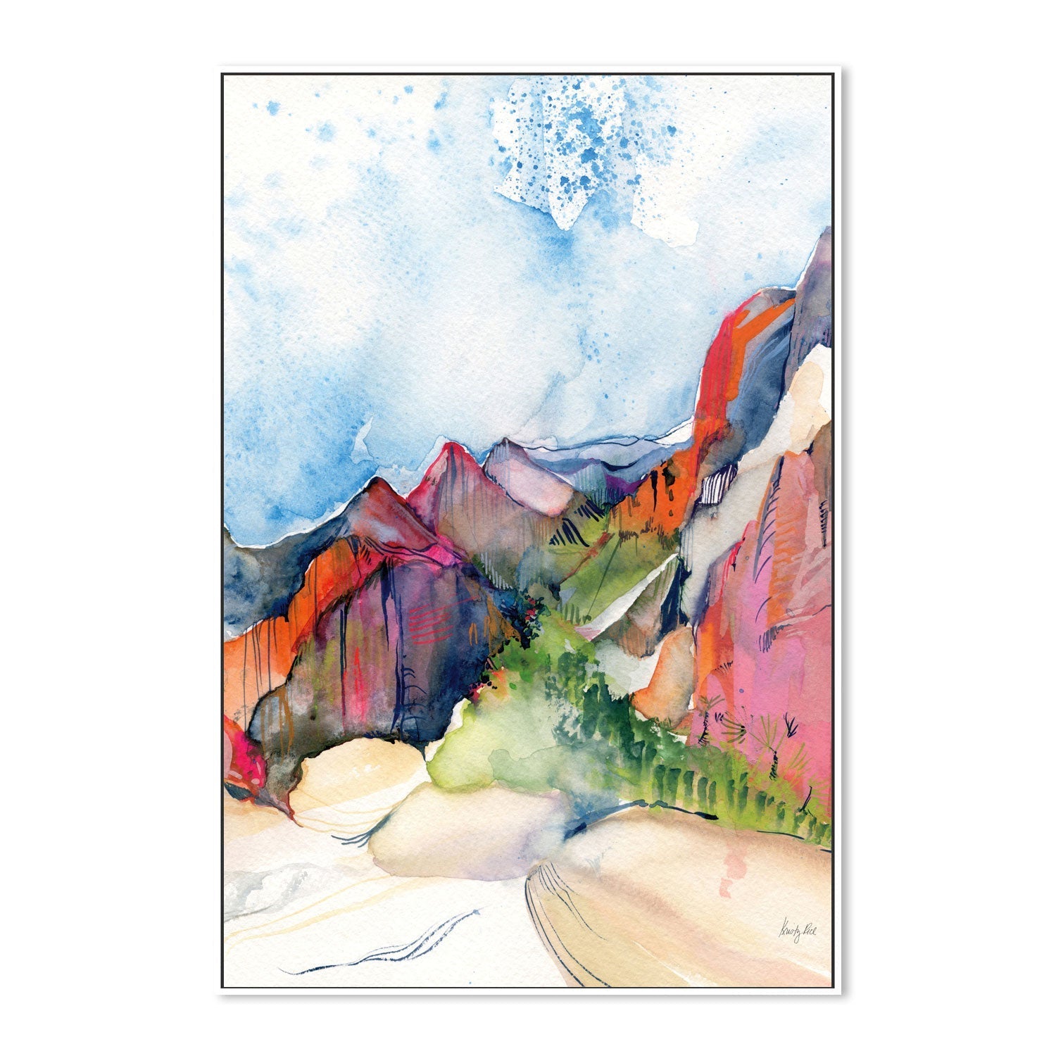 wall-art-print-canvas-poster-framed-Desert Days , By Katrina Pete-5
