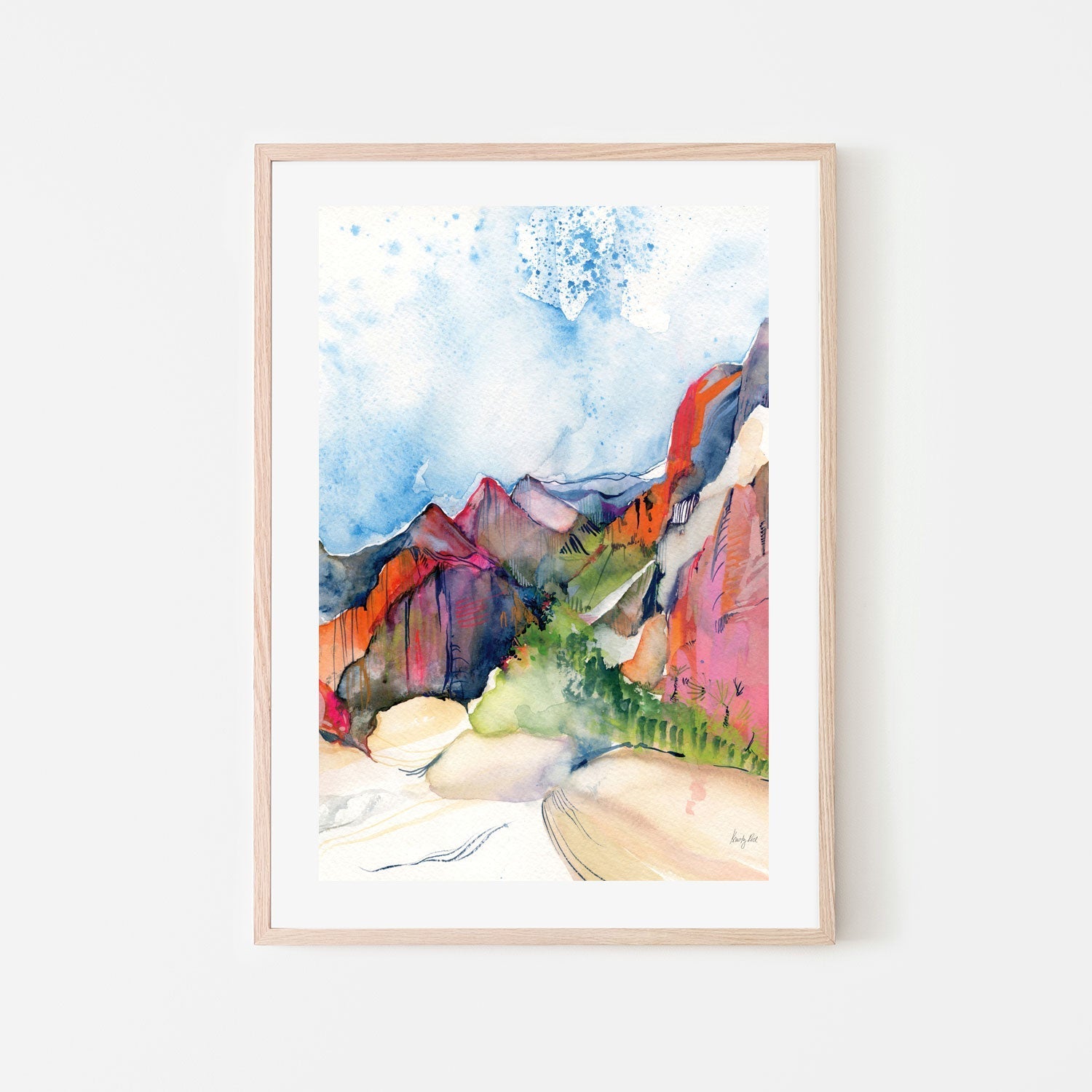 wall-art-print-canvas-poster-framed-Desert Days , By Katrina Pete-6