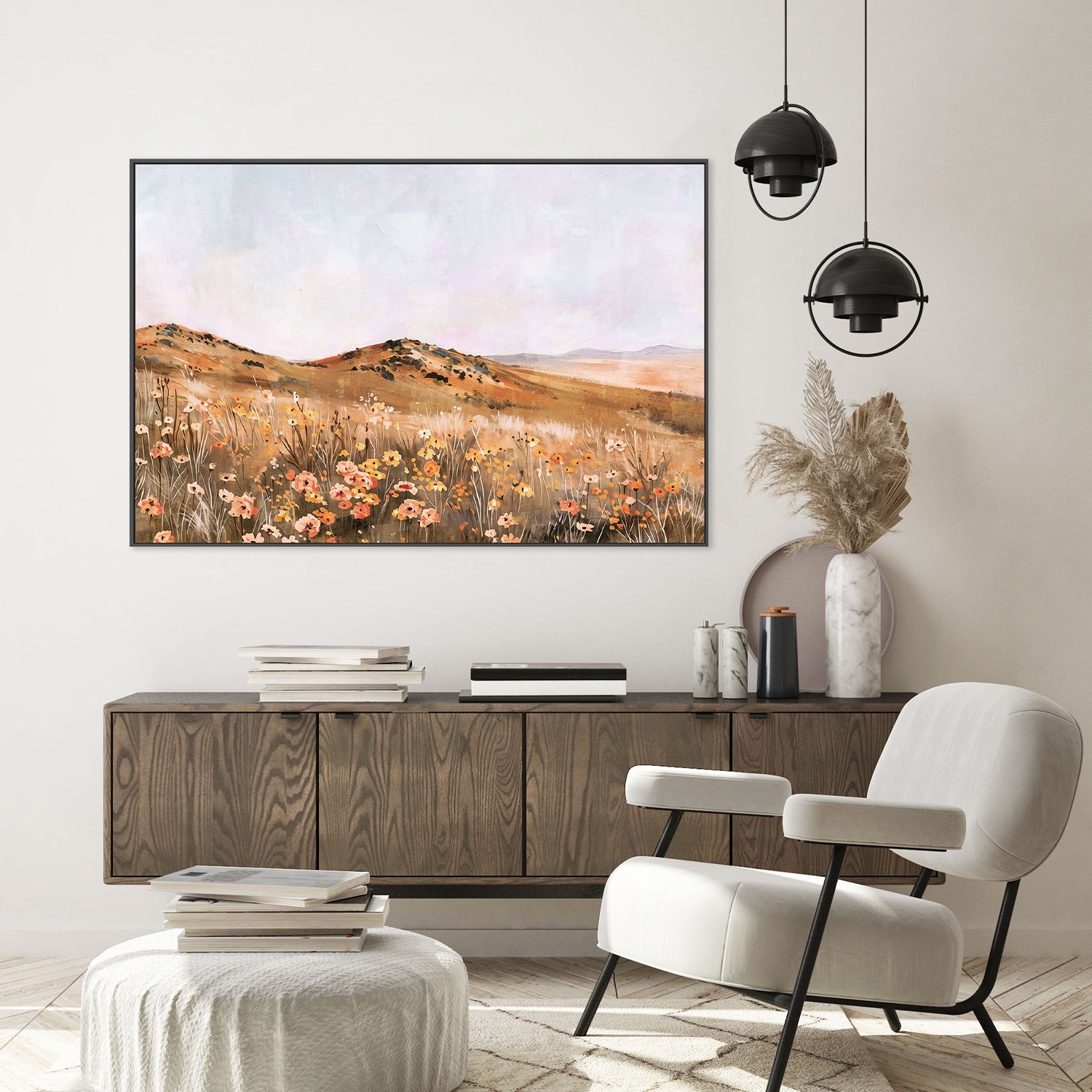 wall-art-print-canvas-poster-framed-Desert Dreams, Style A-9