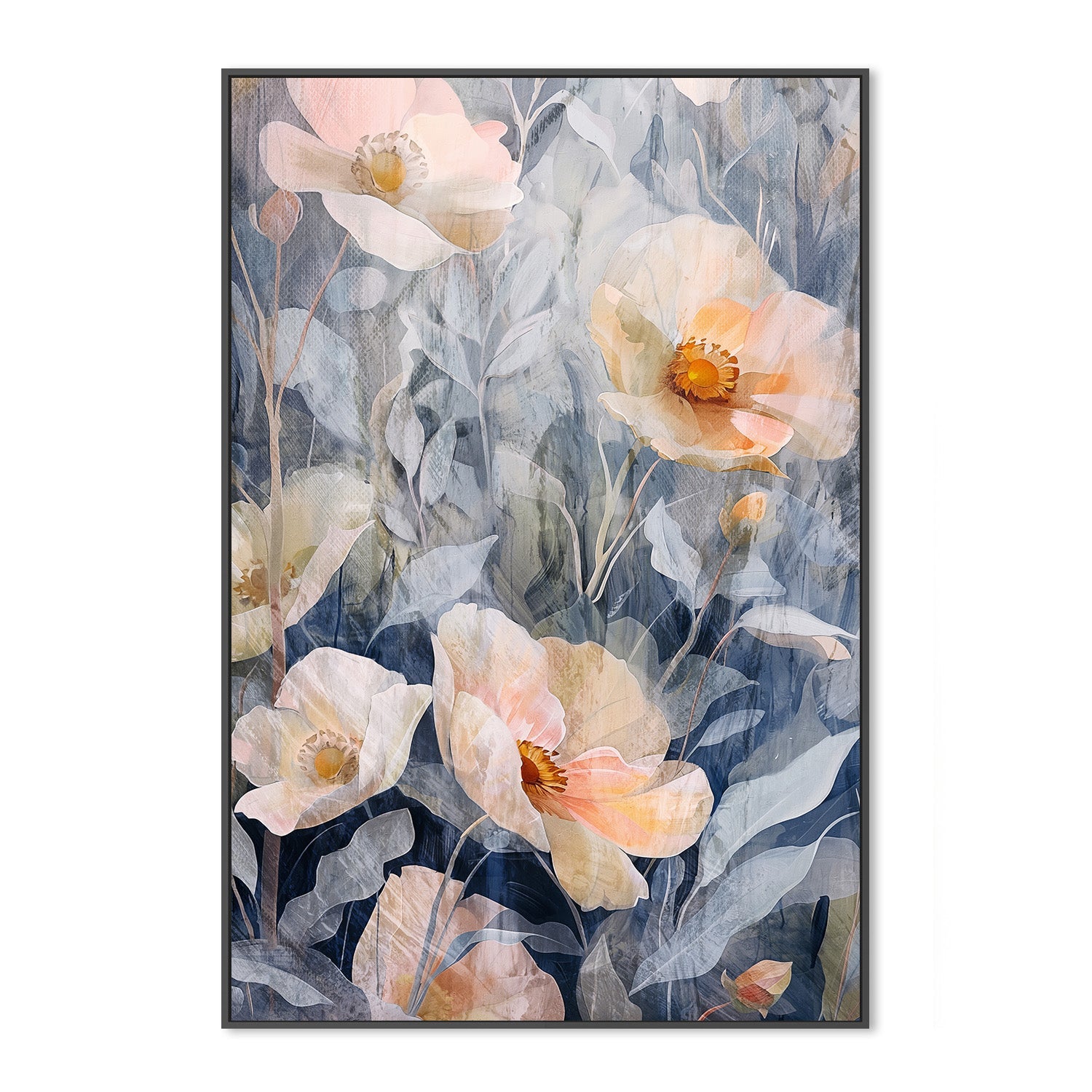 wall-art-print-canvas-poster-framed-Desert Florals, Style A-3