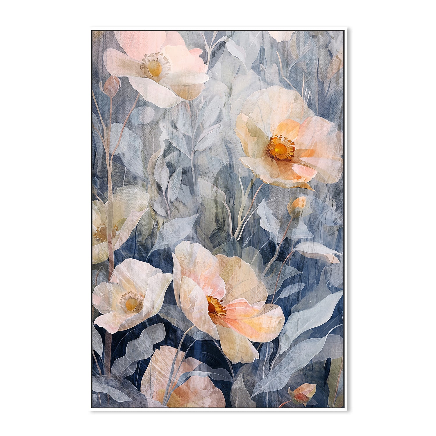 wall-art-print-canvas-poster-framed-Desert Florals, Style A-5