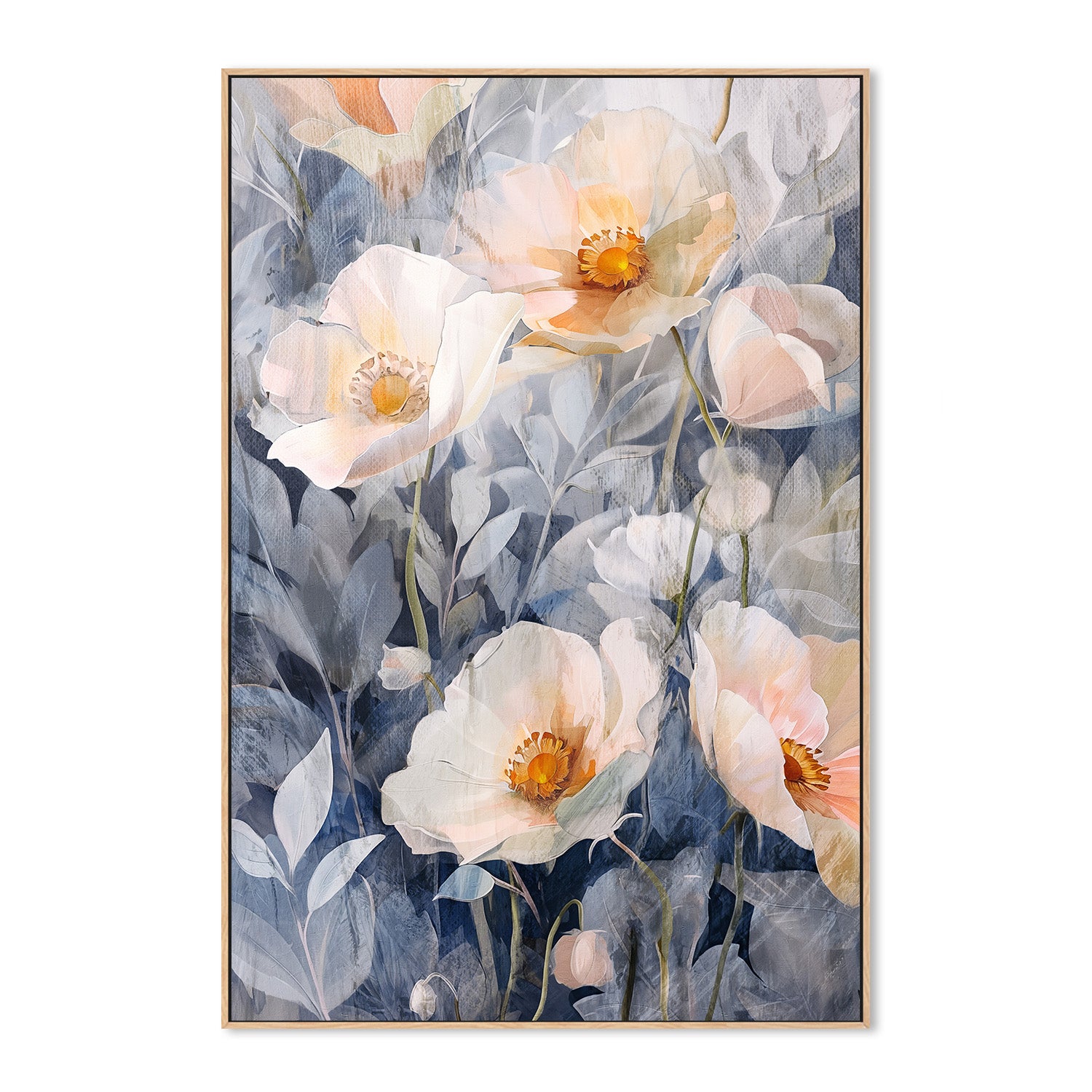 wall-art-print-canvas-poster-framed-Desert Florals, Style B-4